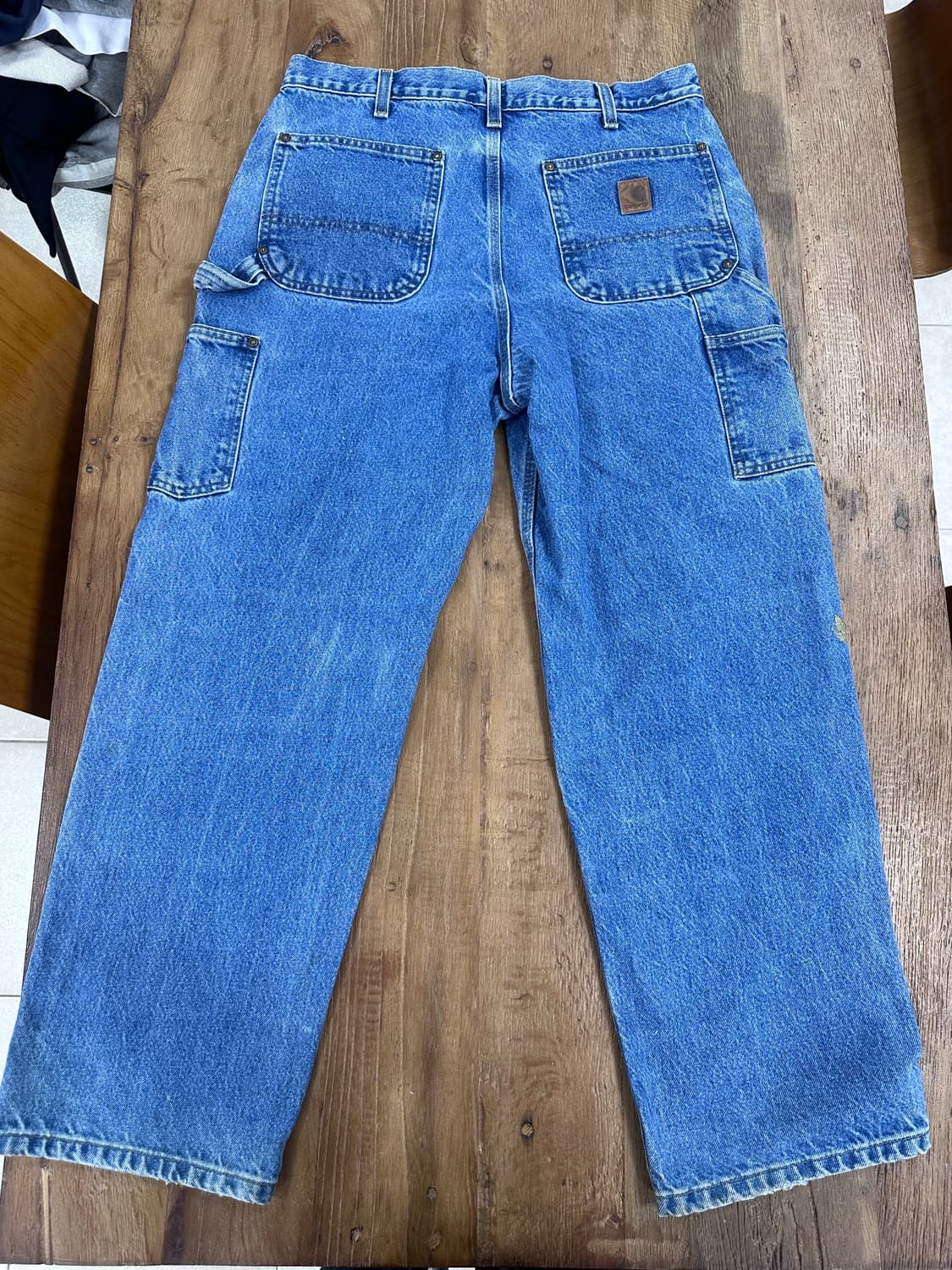 칼하트 데님 더블니 팬츠 mexico 34x30 상품이미지5