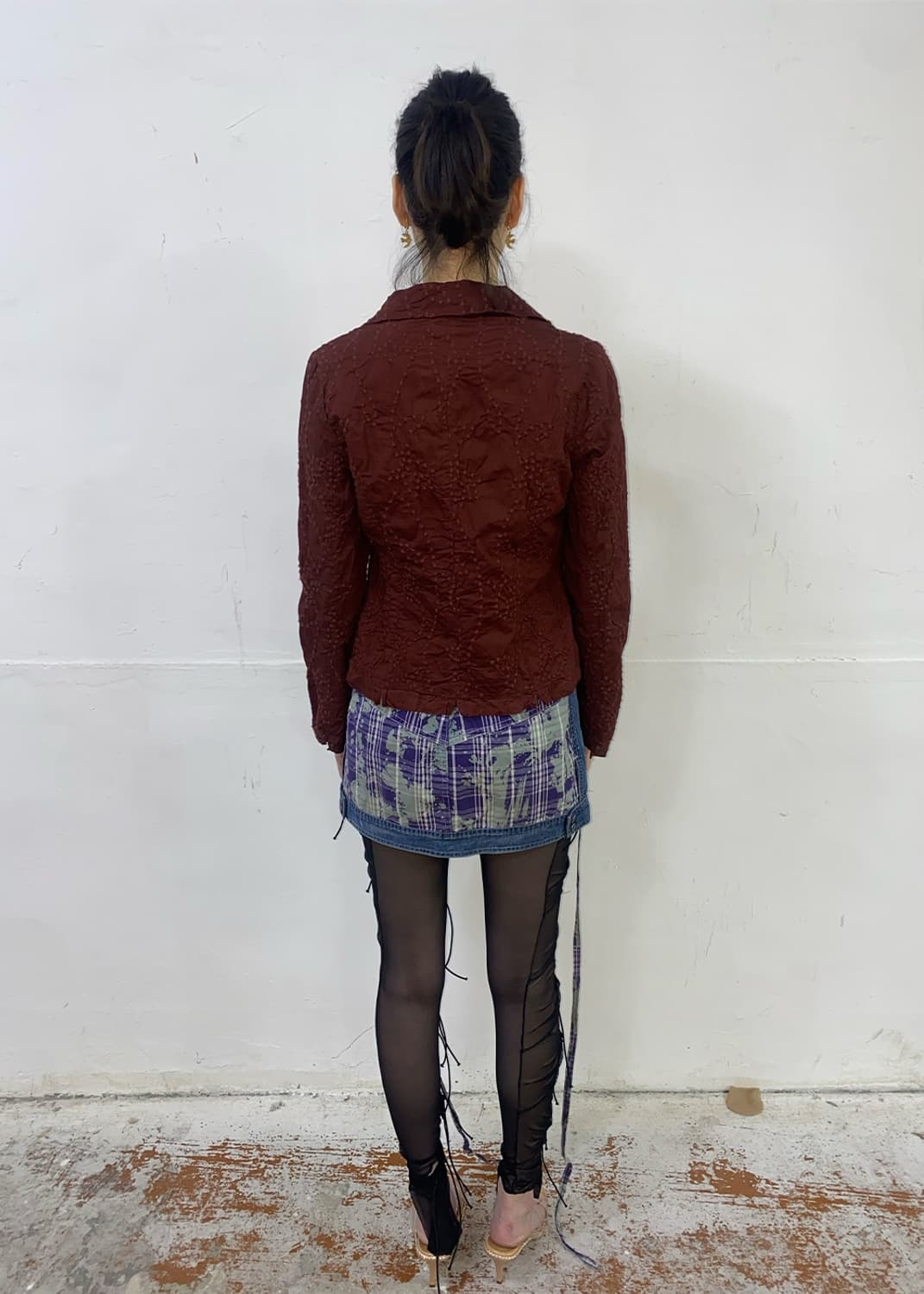 디젤 Diesel Deconstructed Strap mini skirt 상품이미지4