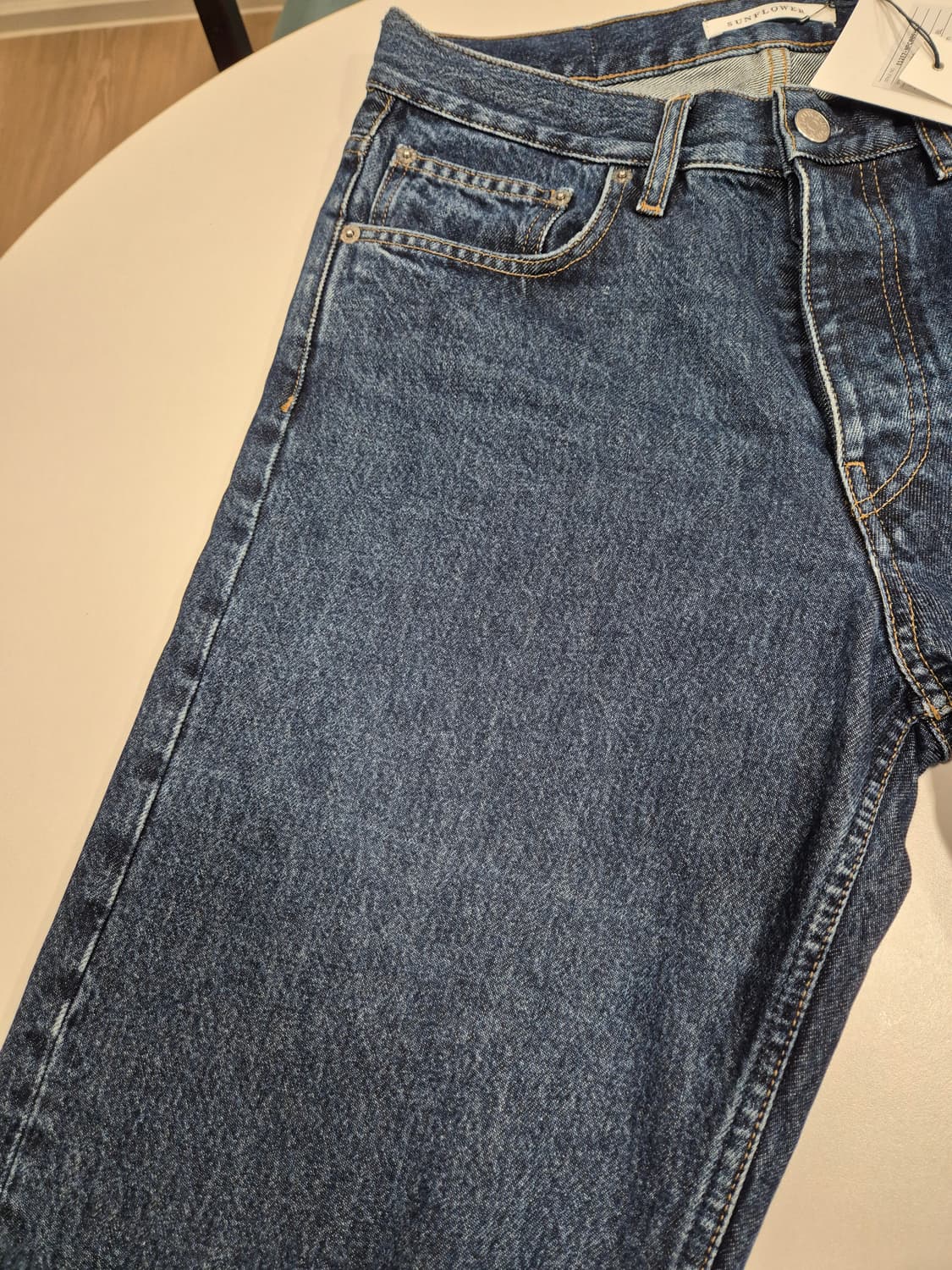 선플라워 루즈 데님팬츠 린스 블루(EQL판) 30 상품이미지3