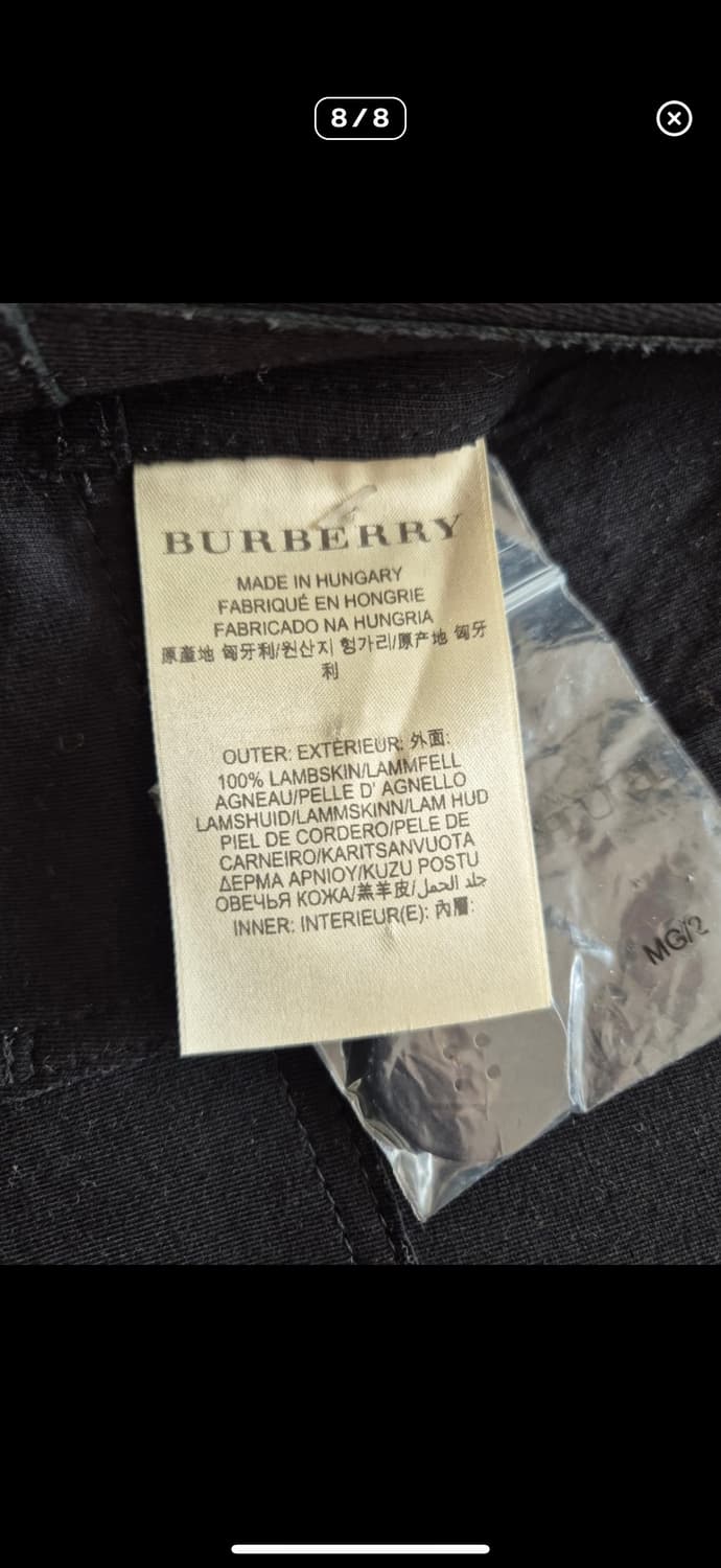 버버리 양가죽 롱코트 상품이미지8
