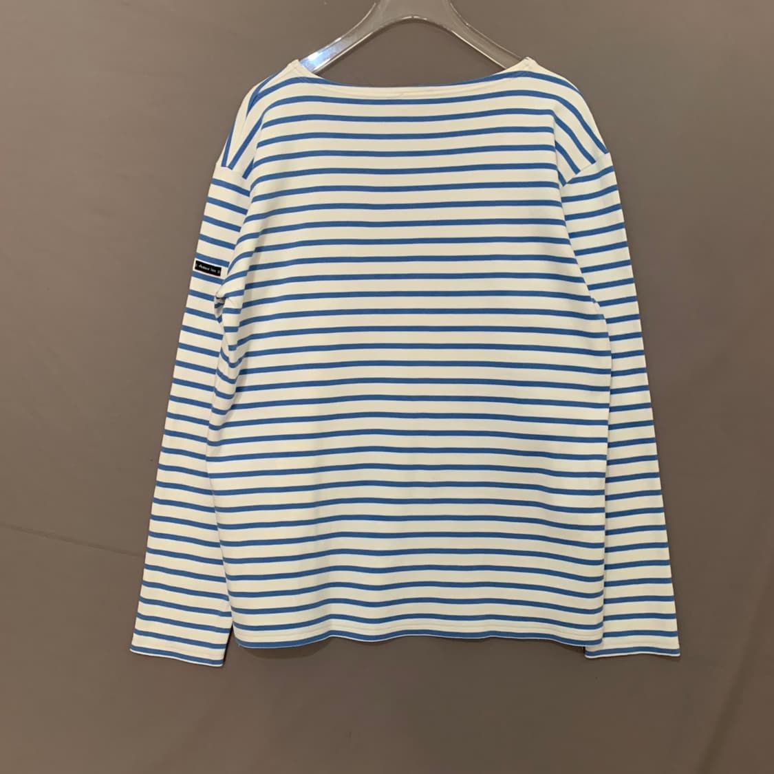 L 아머럭스 보트넥 마린 스트라이프 단가라 긴팔티 상품이미지3