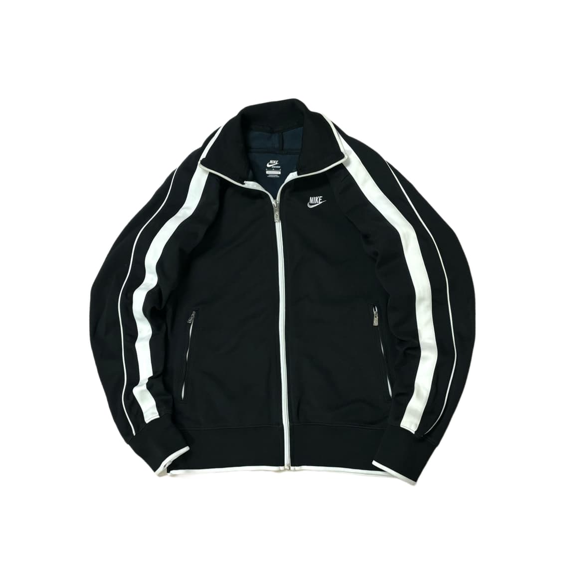 나이키 블랙 져지 검흰 트랙탑 상품이미지1