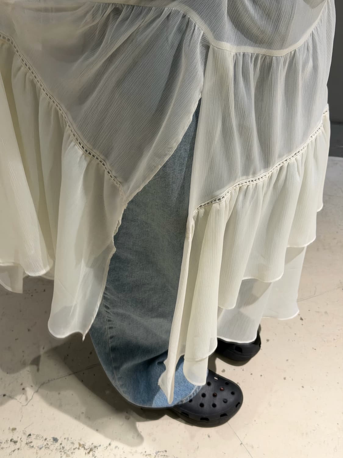 Fairy sheer layered ruffle skirt 상품이미지3