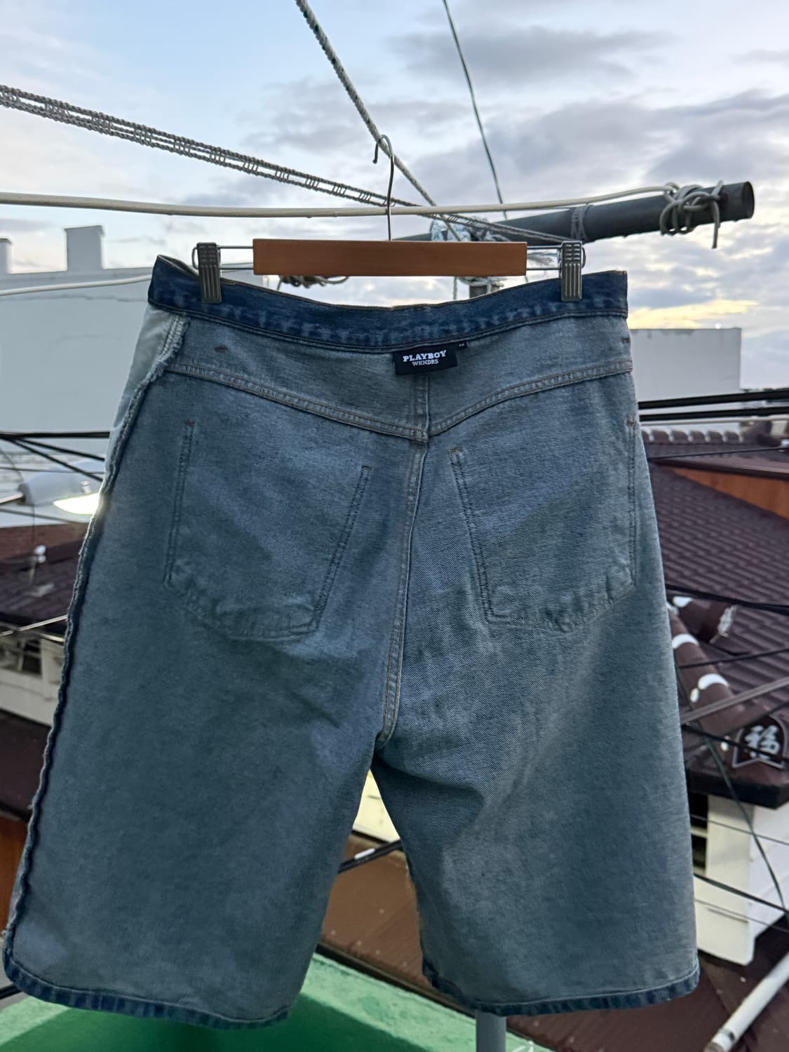 위캔더스 COVER DENIM SHORTS (DENIM) 상품이미지5