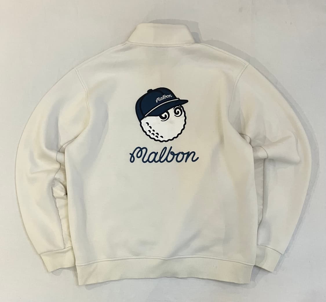 국내정품) 말본 남성 골프 반집업 맨투맨 상품이미지1