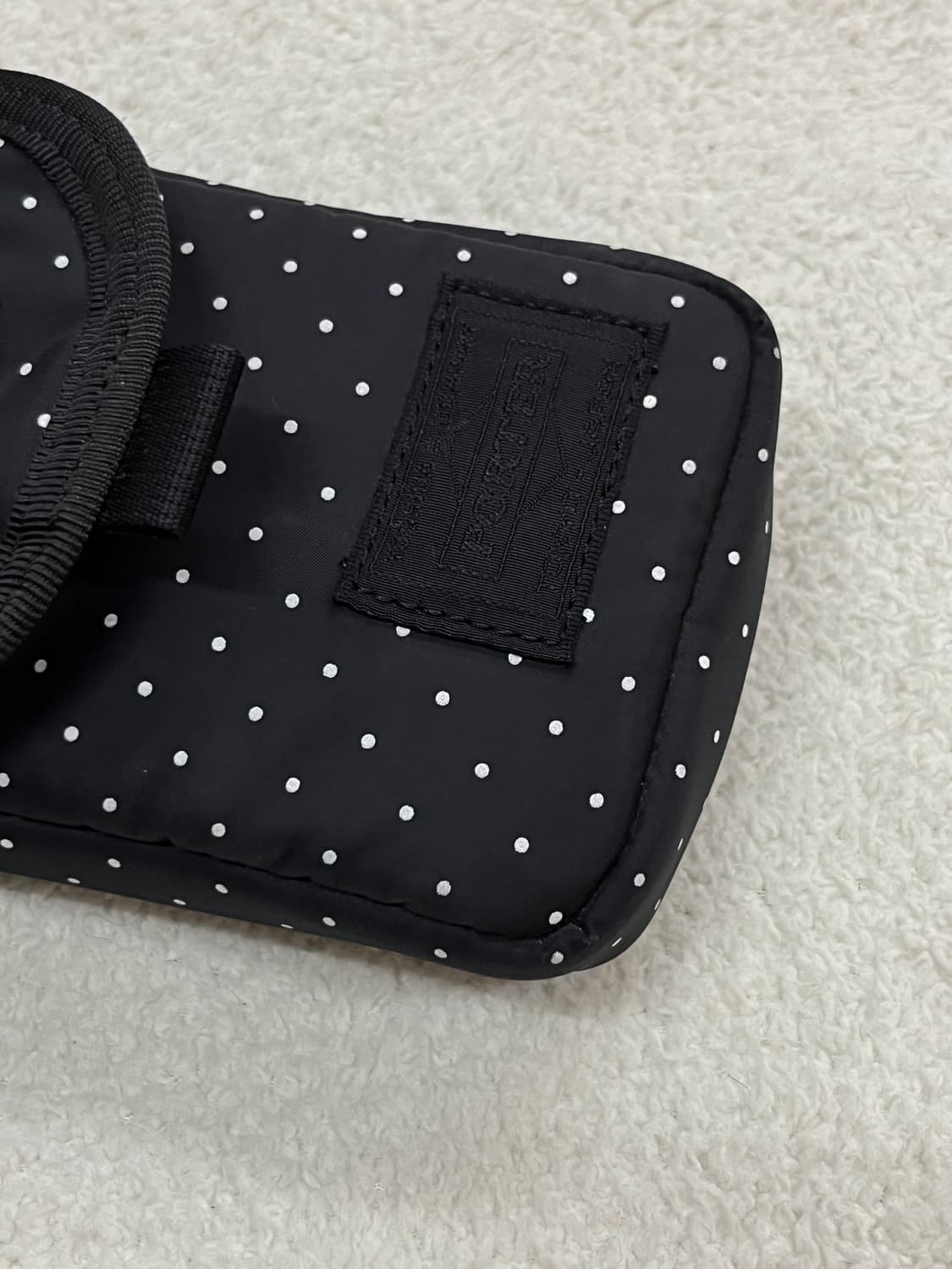 포터 도트 파우치 지갑 블랙 상품이미지3