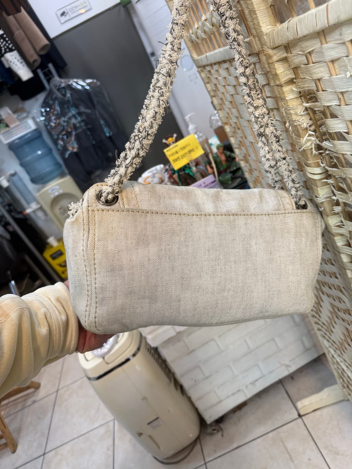 정품 프라다 데님 패티나 체인 숄더백 팝니다 상품이미지4