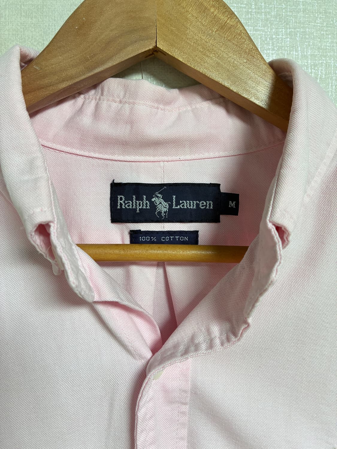 빈티지 폴로랄프로렌 셔츠 핑크 M 상품이미지3