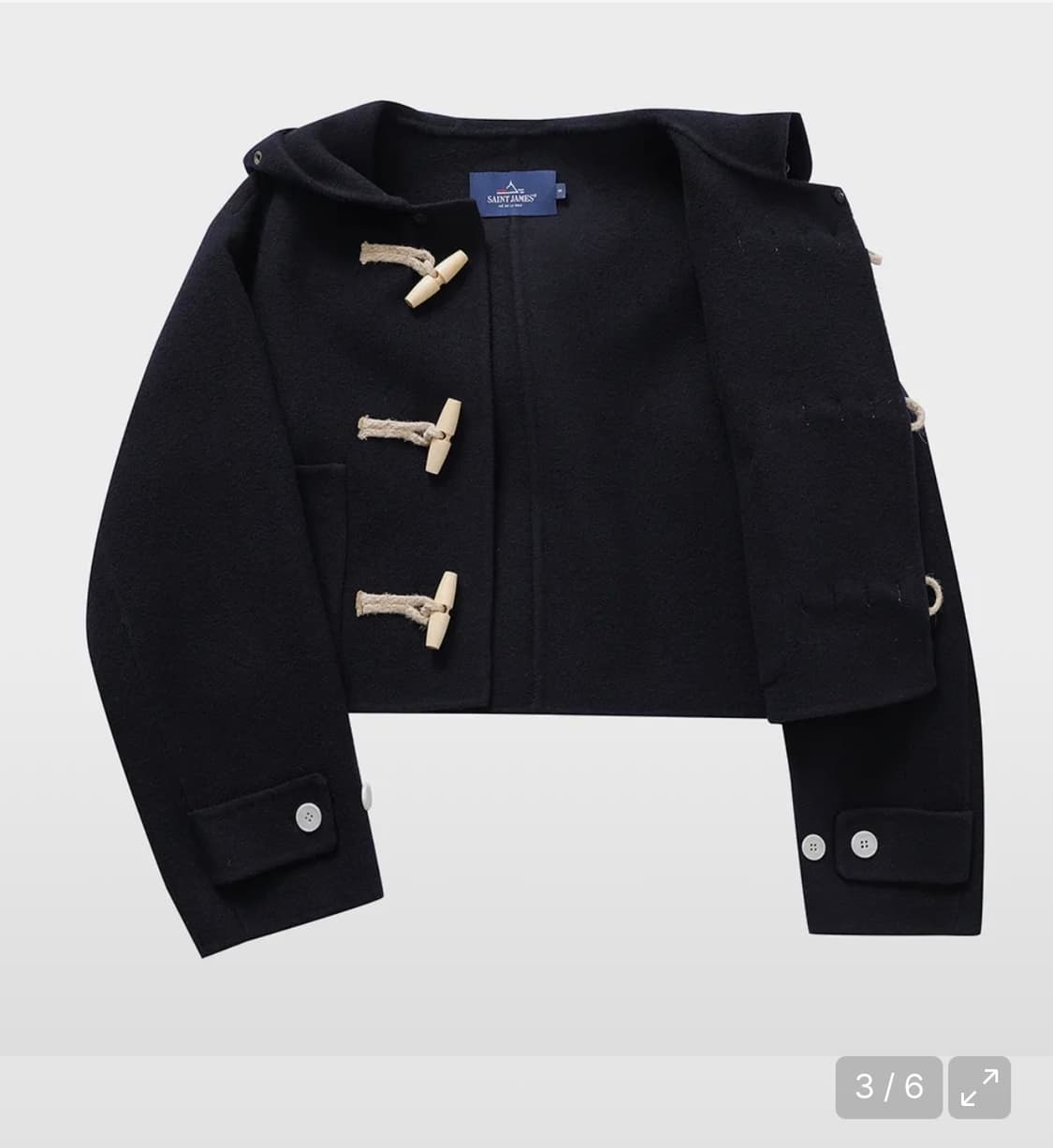 세인트제임스 Croissant 떡볶이 코트 상품이미지3