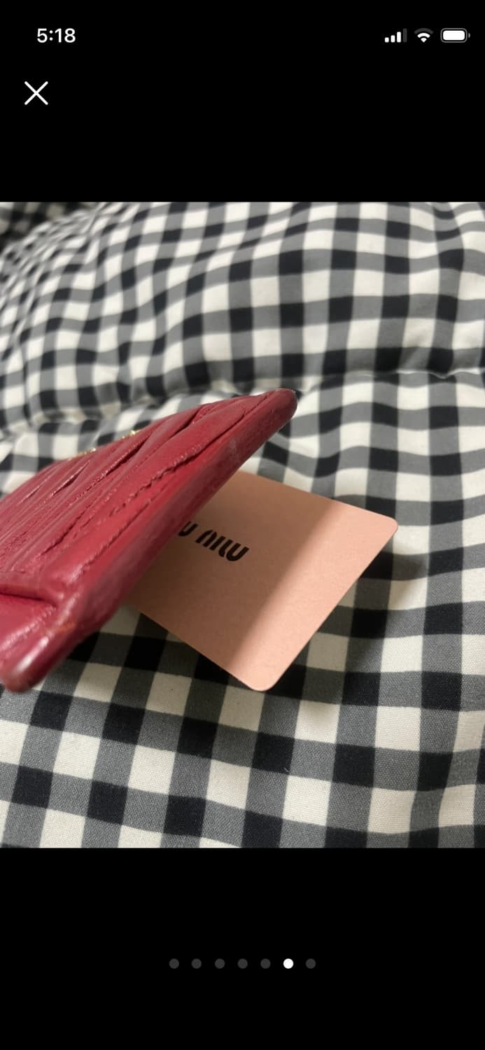 미우미우 카드지갑 카드홀더 상품이미지6