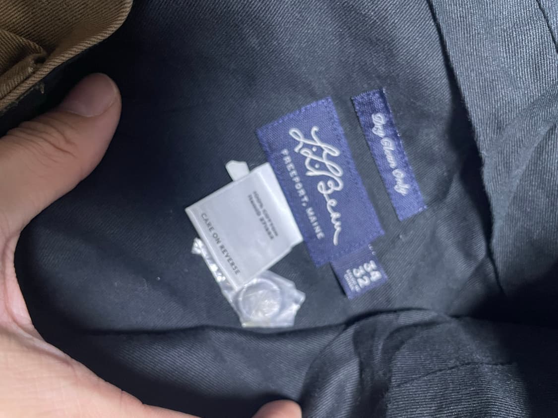 LL BEAN 브라운 면바지 사이즈 34 상품이미지2
