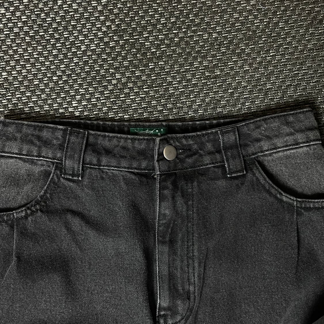 (27)  더콜디스모먼트 블랙 절개 라인 워싱 데님 팬츠 S 상품이미지3