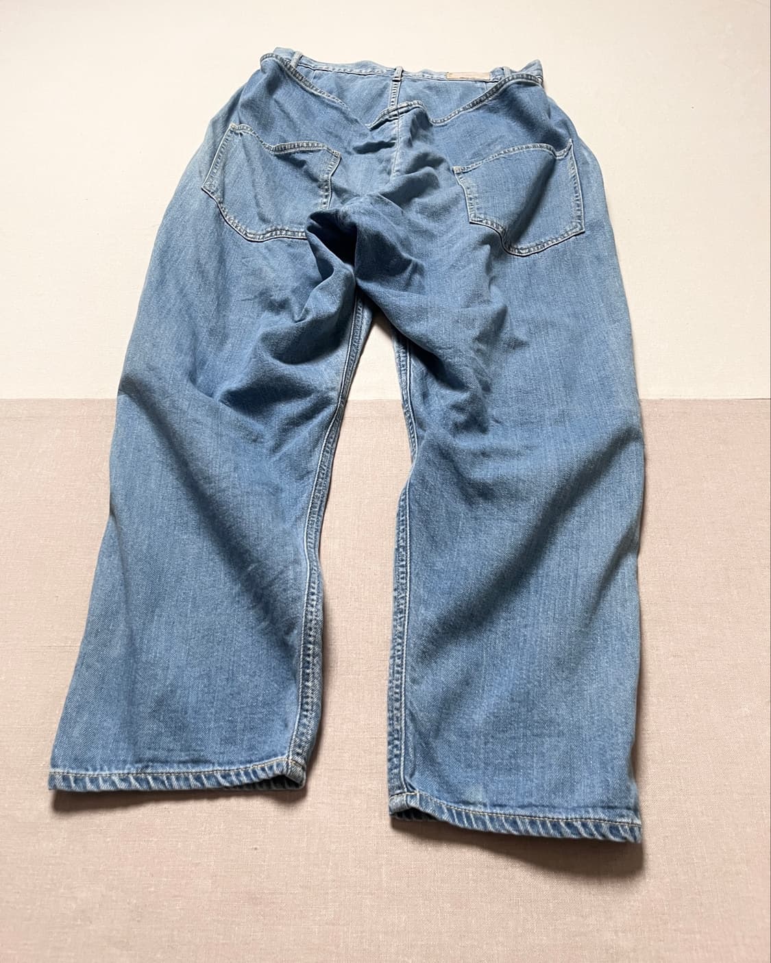 캐피탈 워시드 데님 사루엘 팬츠 kapital denim pants 상품이미지4