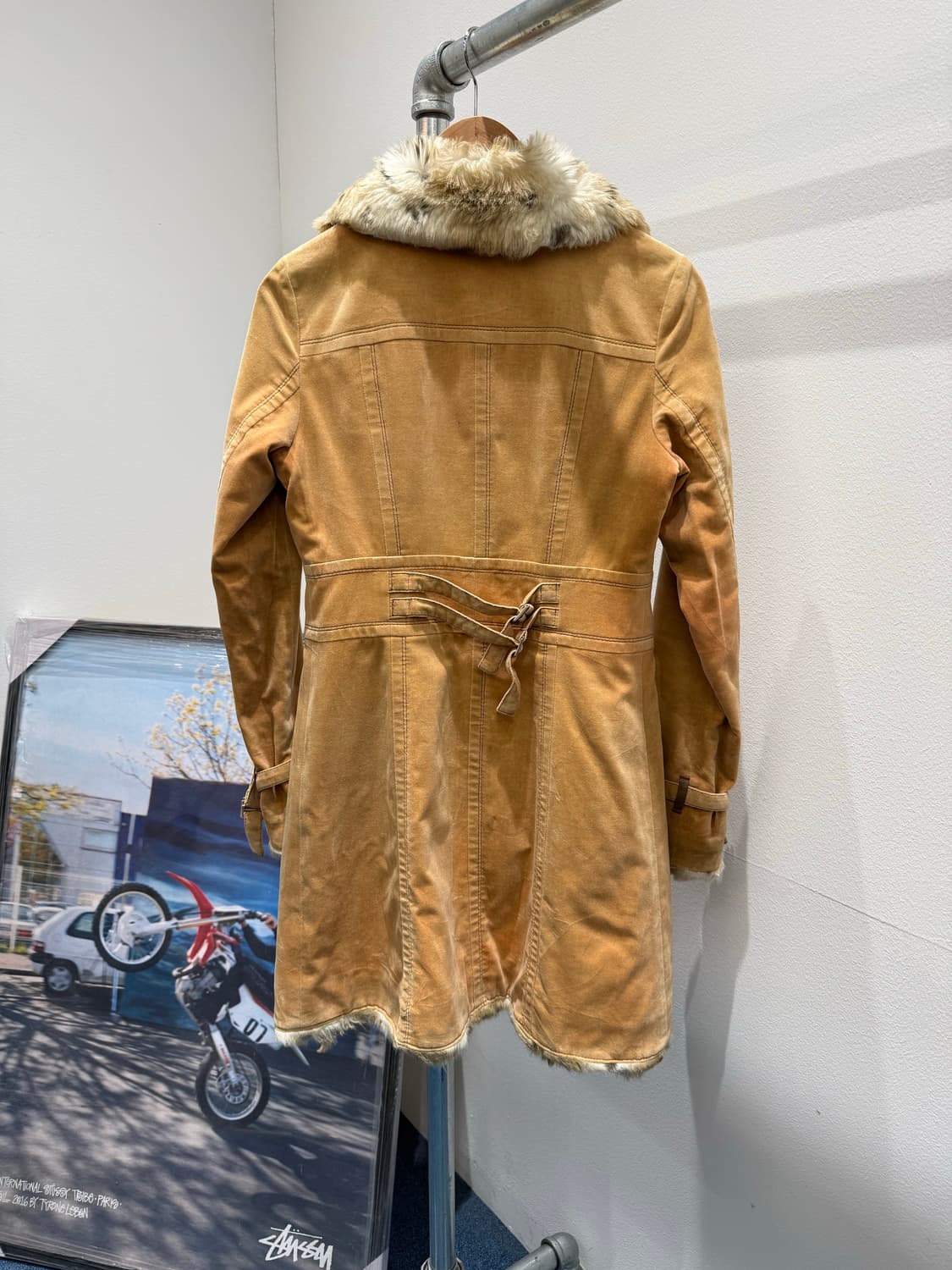 버버리 블루라벨 트리밍 퍼 코트 상품이미지4