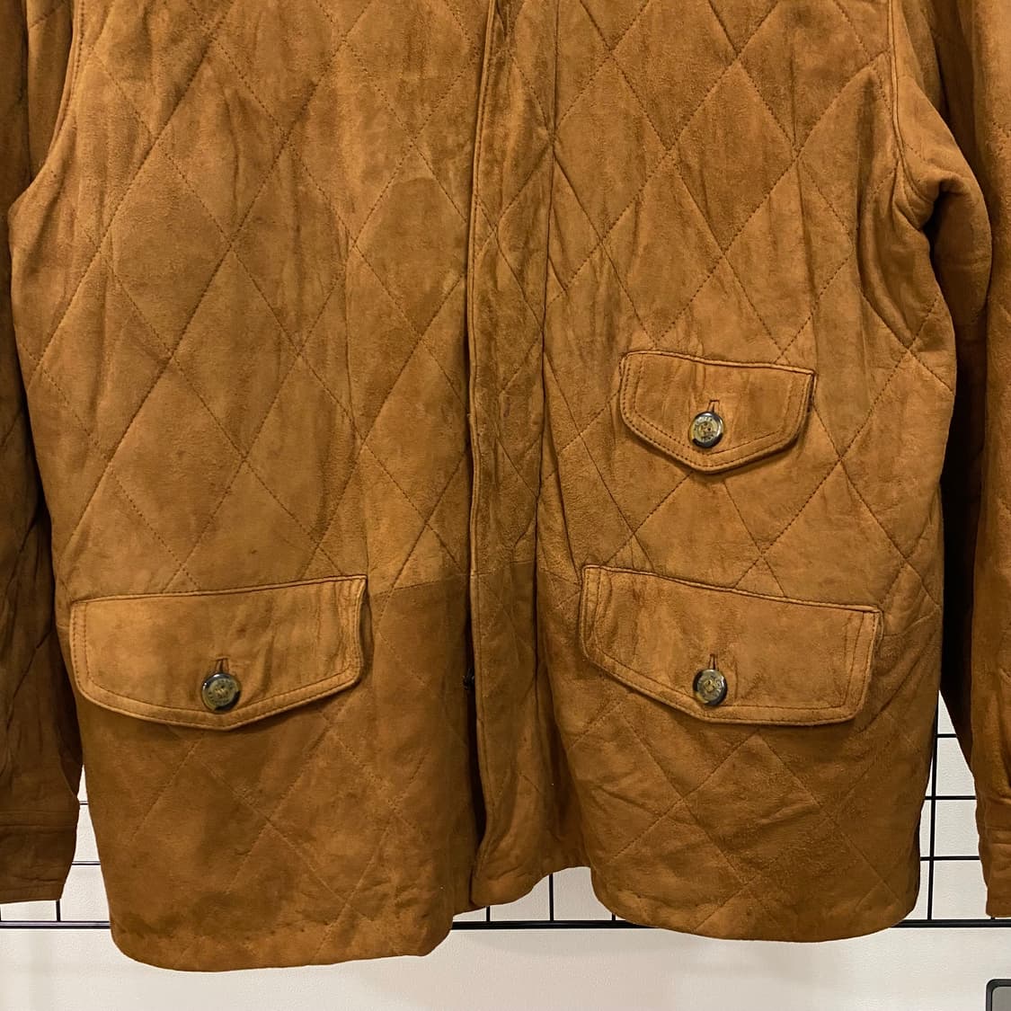 90s 빈티지 양가죽 퀼팅 자켓 상품이미지4