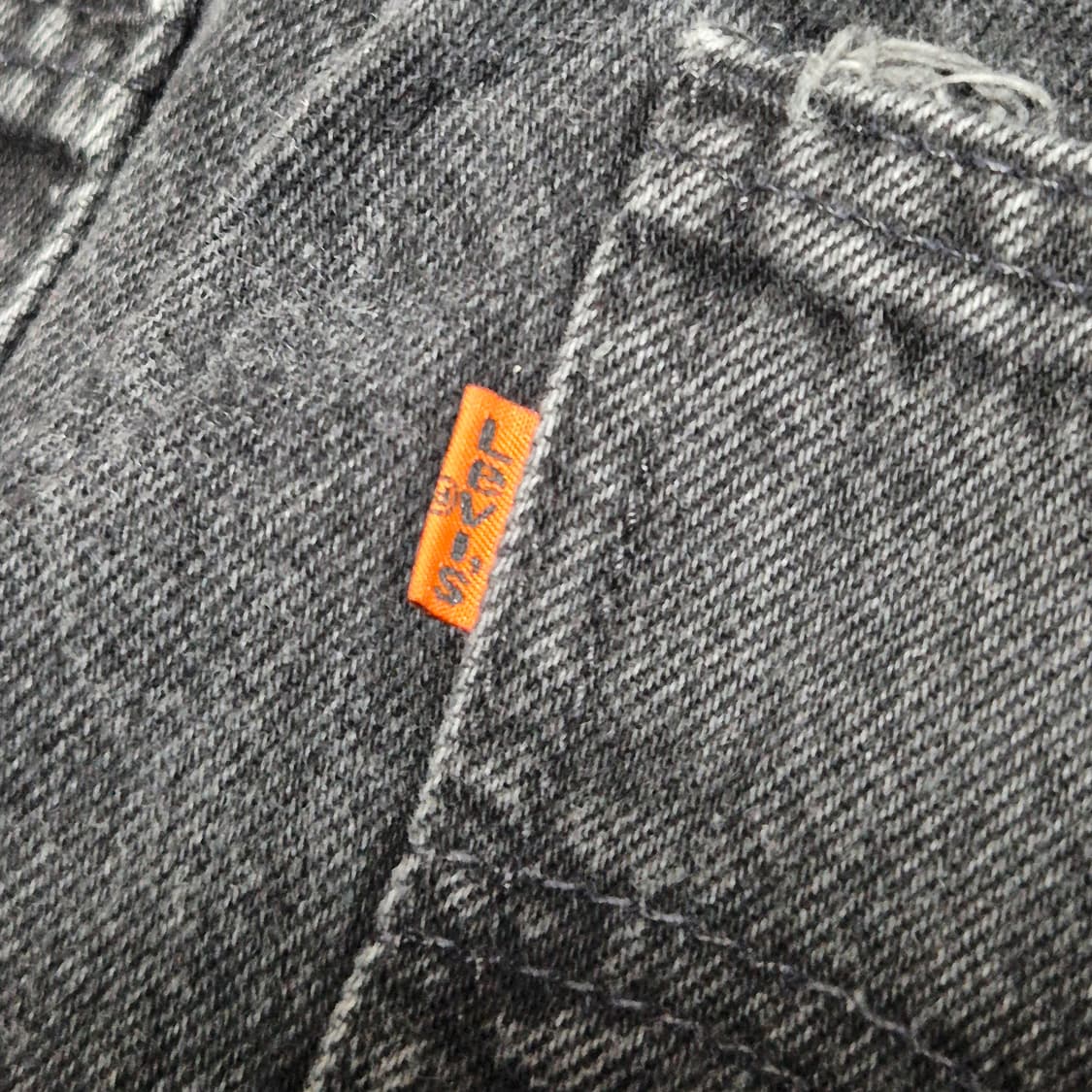 [36]90s US Made 리바이스 550 블랙-425 상품이미지4