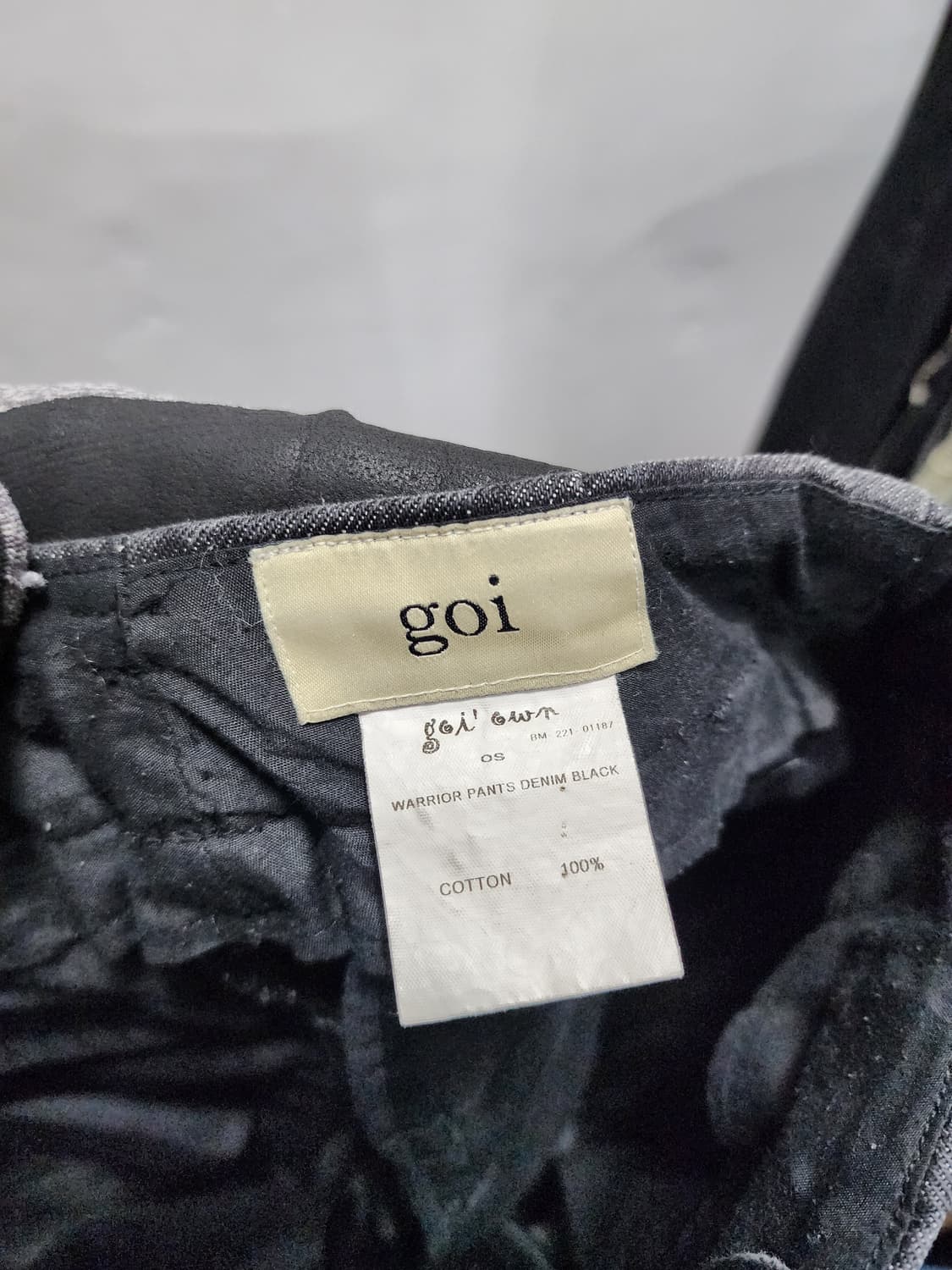 goi vigor 워리어 블랙 데님 팬츠 상품이미지7