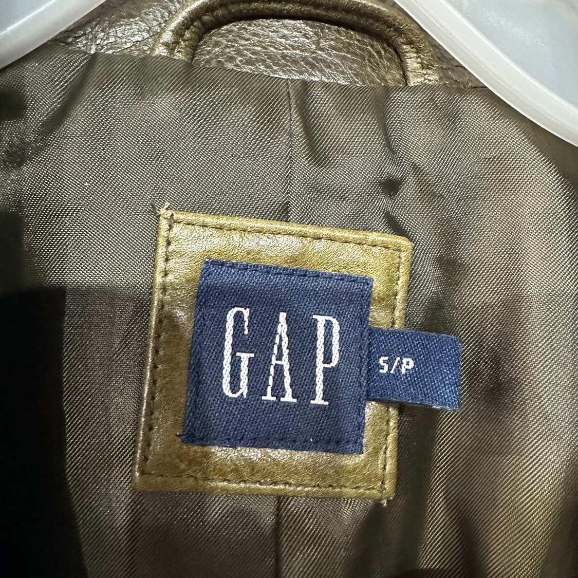 올드갭 레더 가죽자켓 여성S 상품이미지3