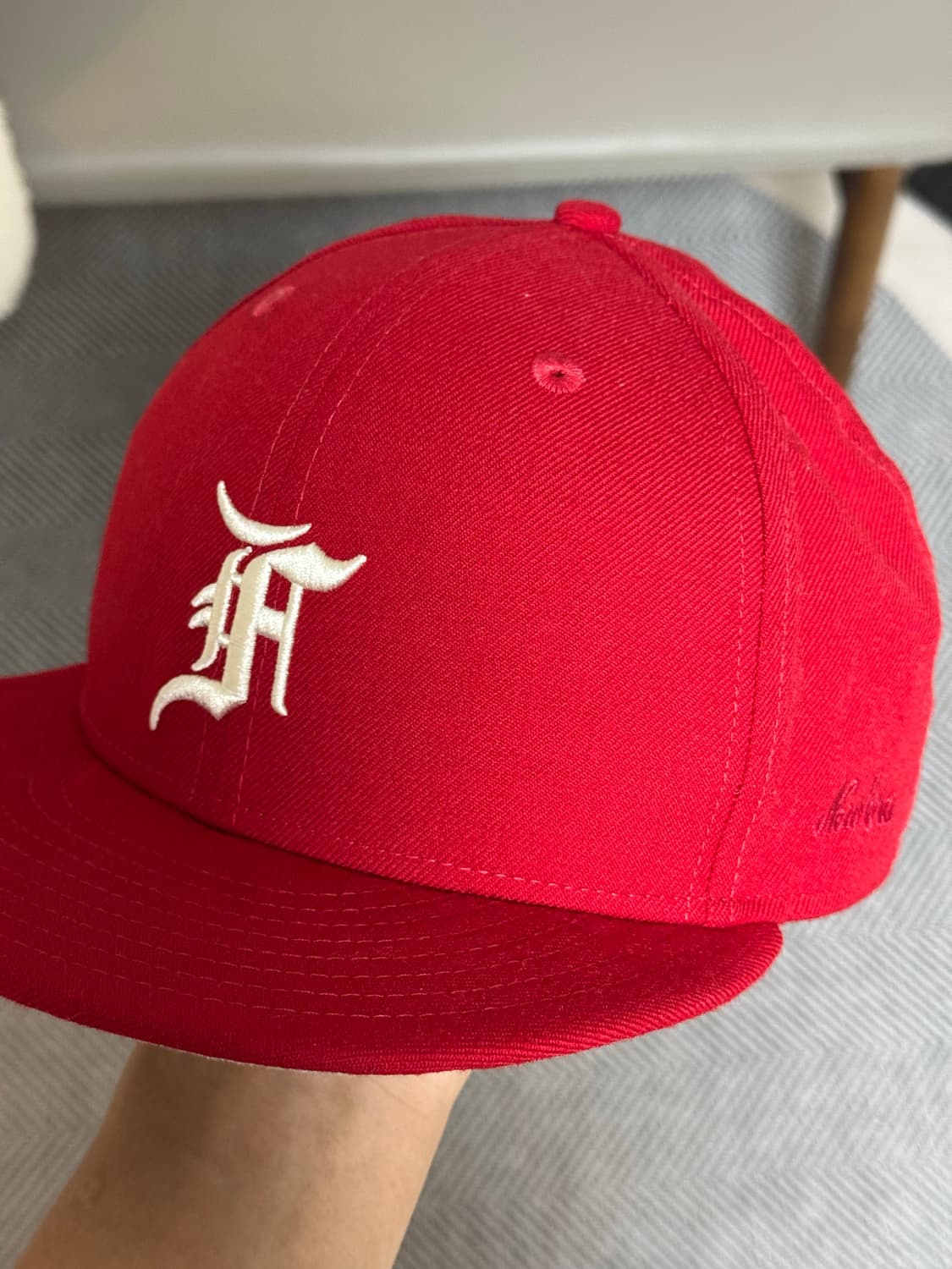 뉴에라 x 피어 오브 갓 신시내티 레즈 피티드 캡 레드 팝니다 상품이미지1