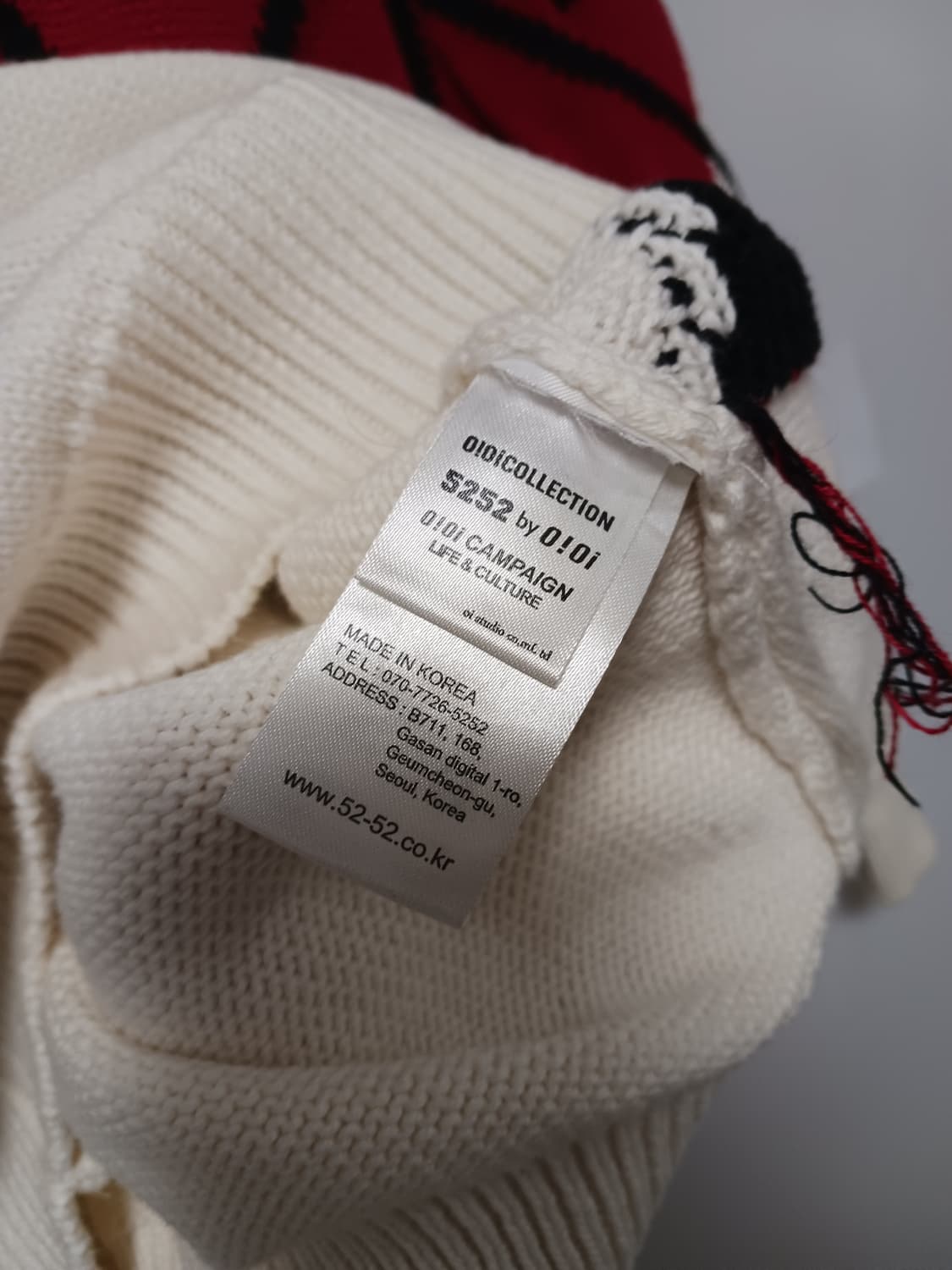 oioi  아가일니트 상품이미지3