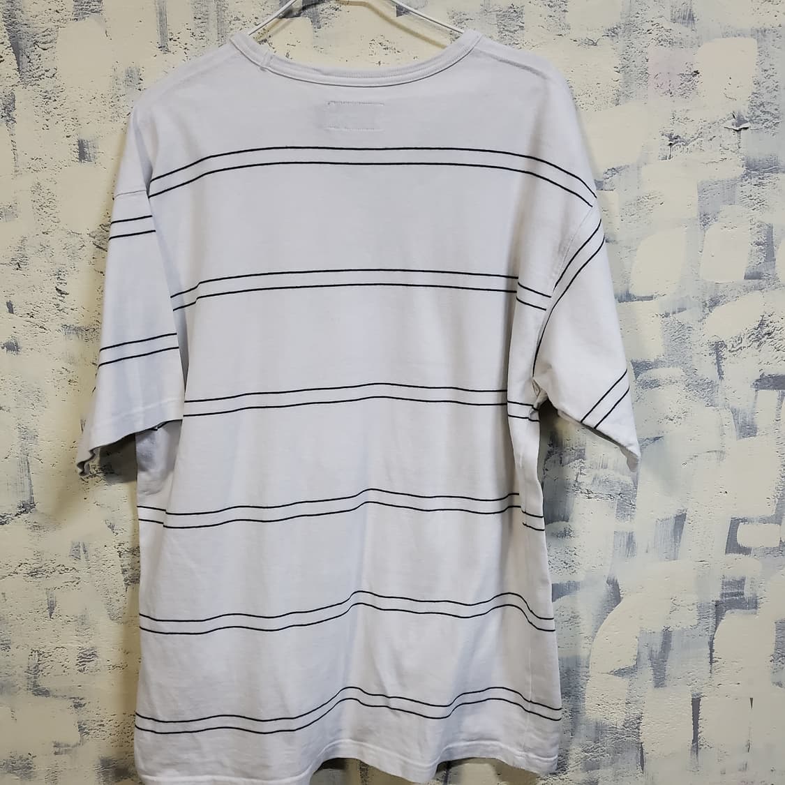 에스피오나지 흰색 스트라이프 반팔티  상품이미지2