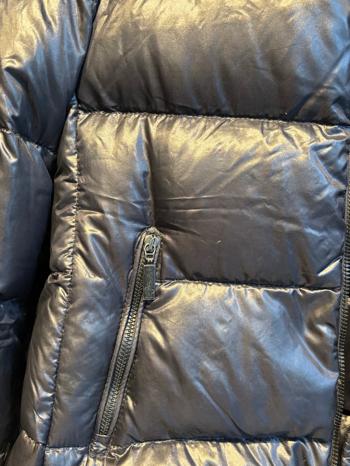 몽클레어 블랙 다운 숏패딩 0사이즈 상품이미지8