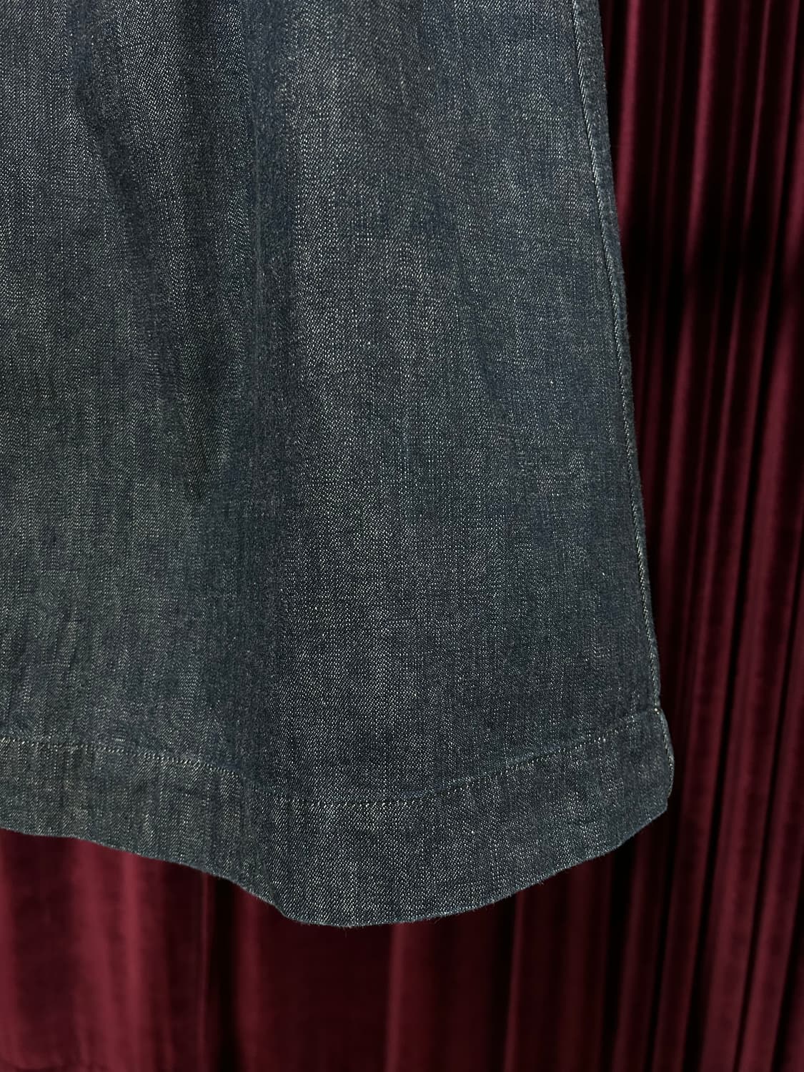 R by 45RPM denim A-line skirt  상품이미지3