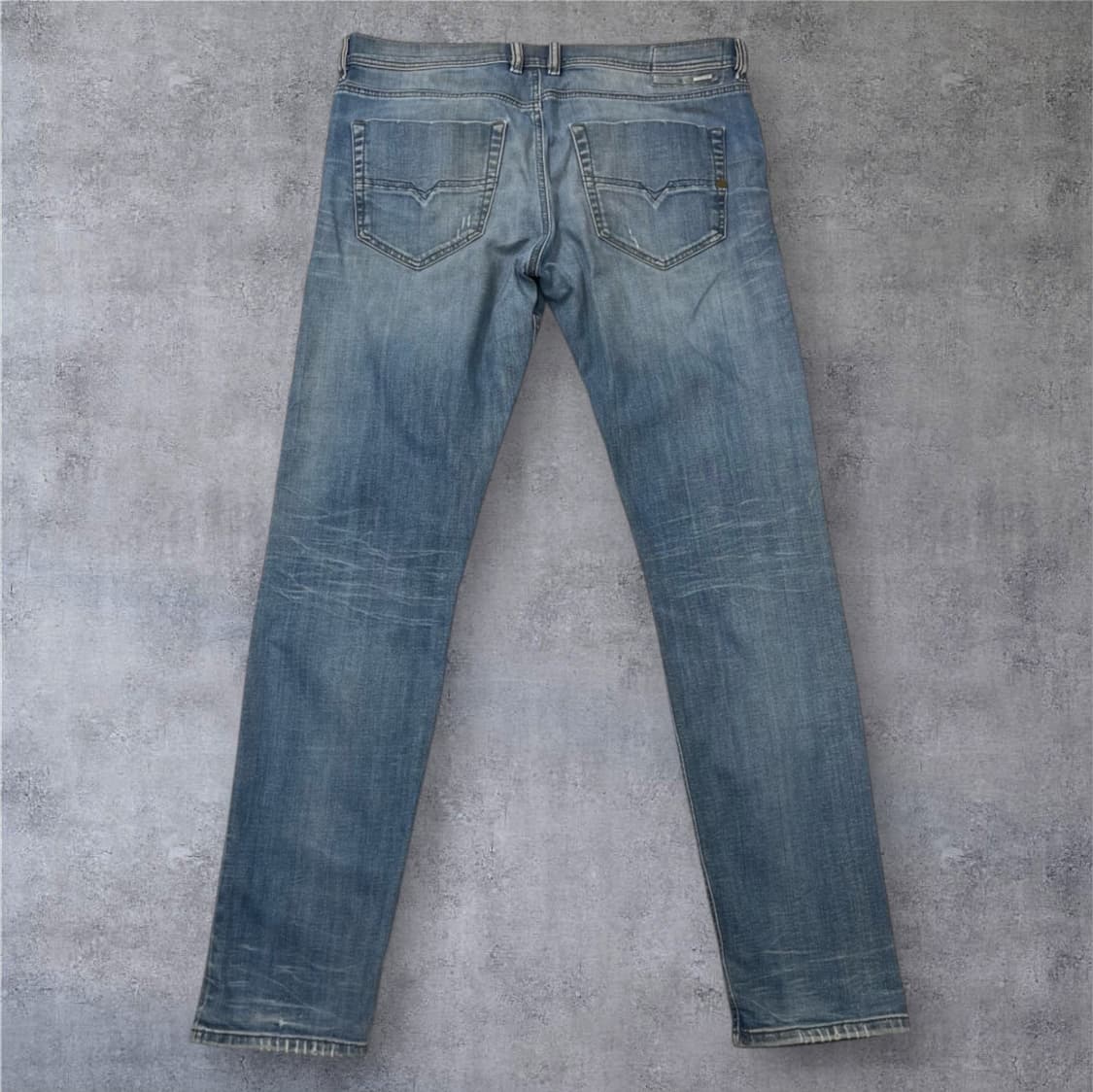 디젤 Diesel TEPPHAR 슬림 캐럿 워싱 데님팬츠 W34 L32 상품이미지7