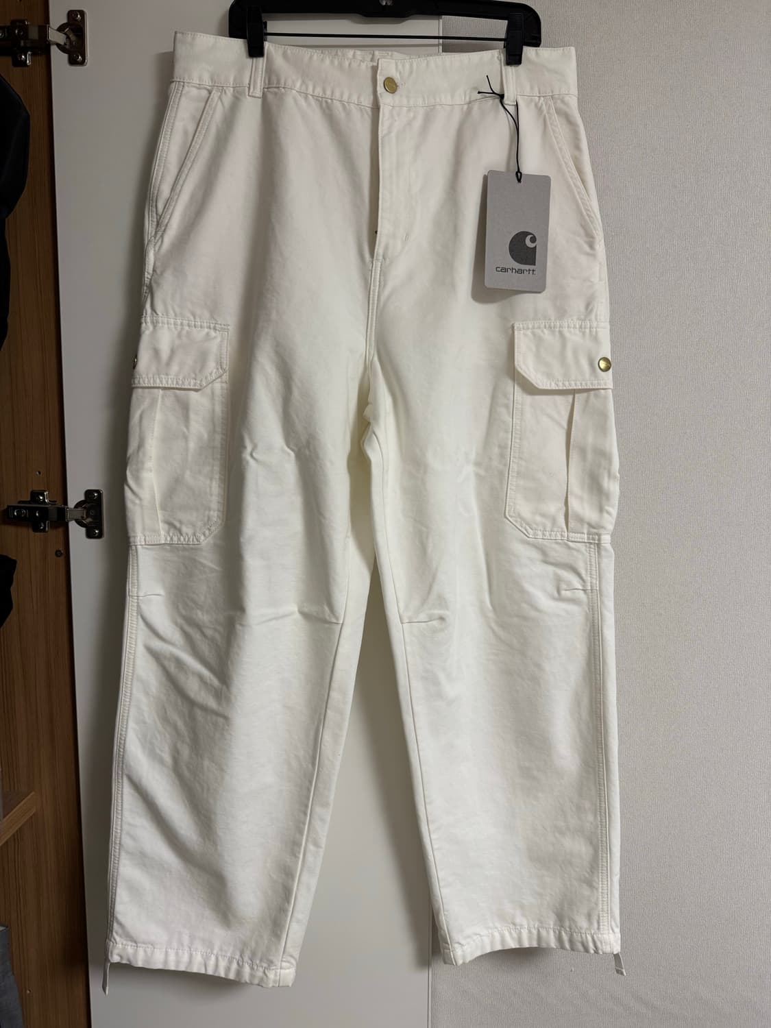 Carhartt WIP 칼하트 화이트 카고 바지 L 새상품 상품이미지5