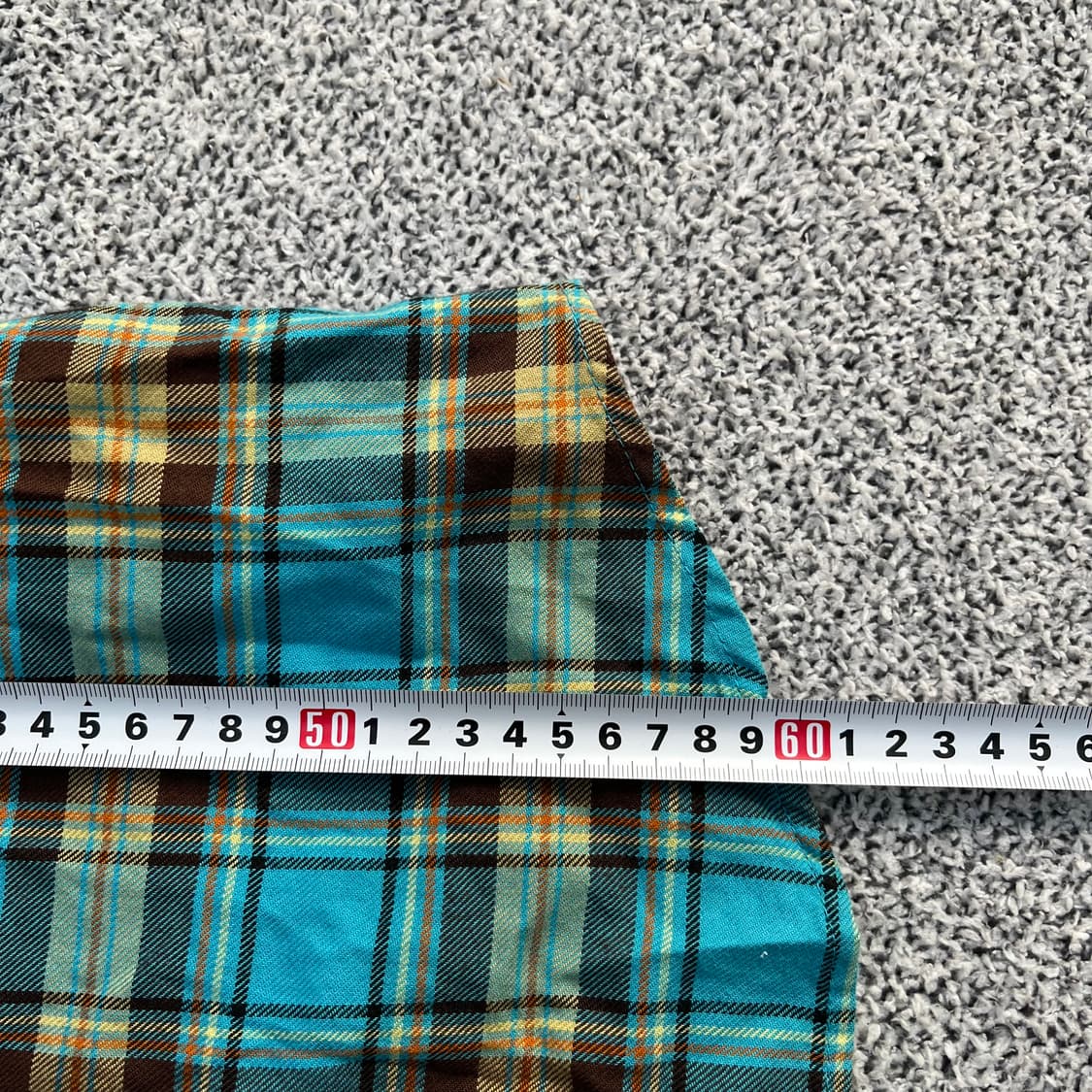 90 빈티지 여성 체크 반팔 셔츠 0403M 상품이미지5