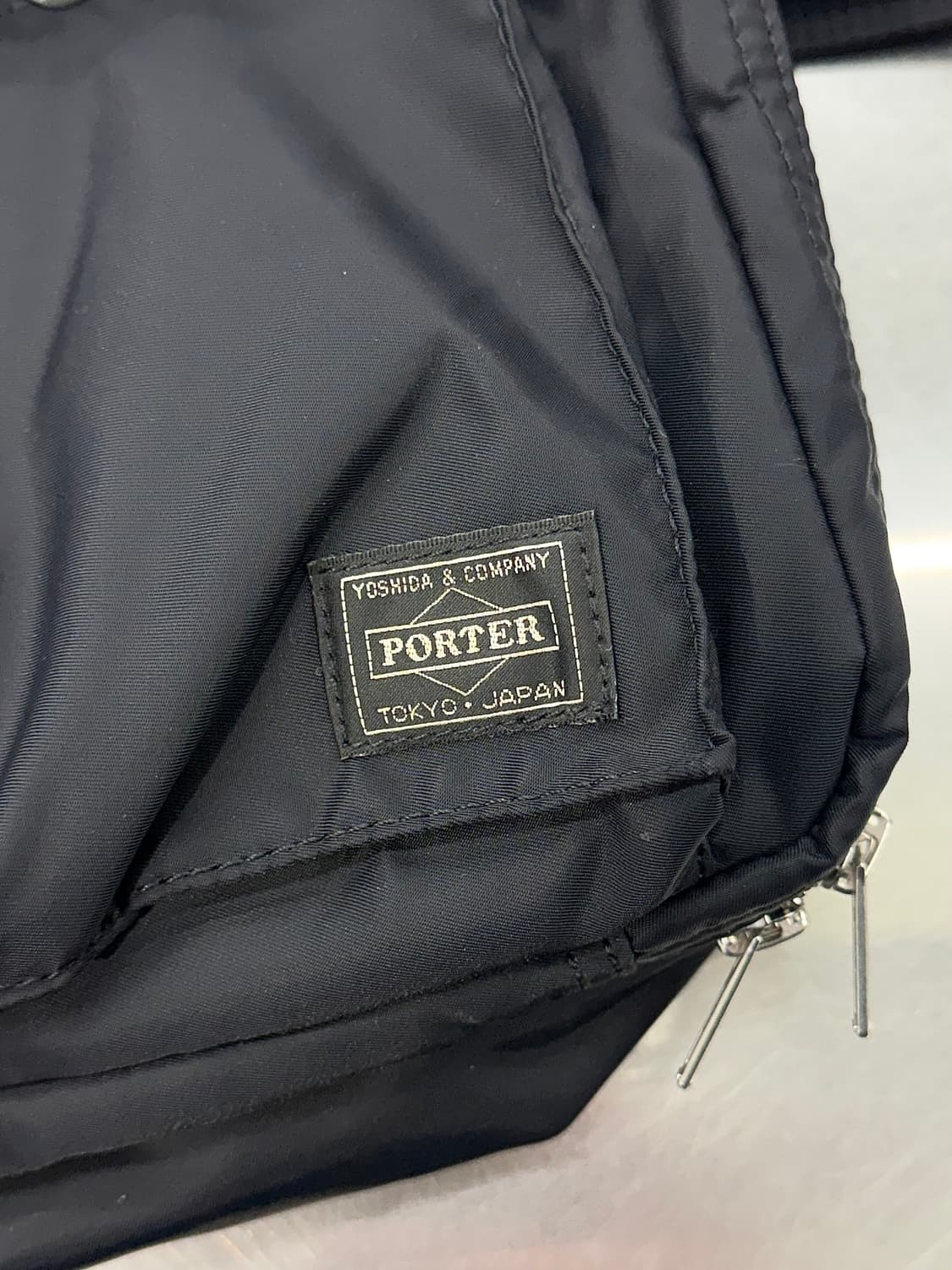 포터 탱커 블랙 나일론 pvc 키트 숄더 백 상품이미지4