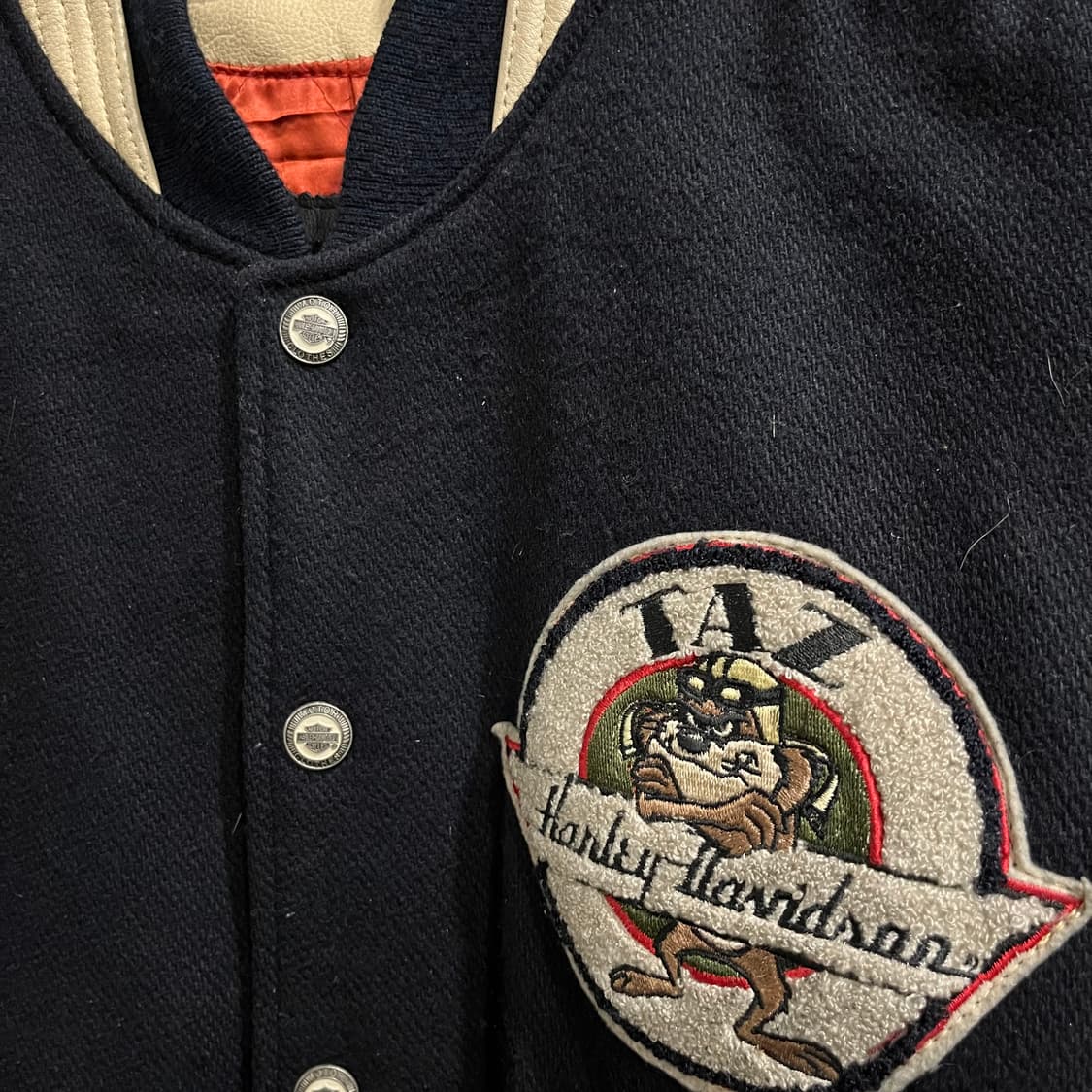 할리데이비슨 테즈 울 바시티 자켓 (105-110) 상품이미지4