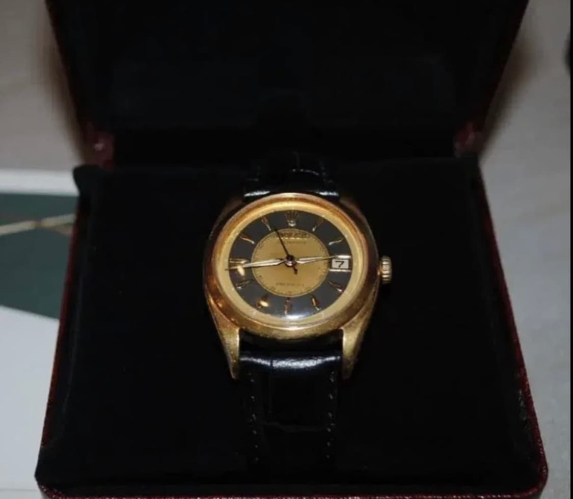 [정품] 롤렉스 오이스터 골드 턱시도 투톤 다이얼 한정판 상품이미지2