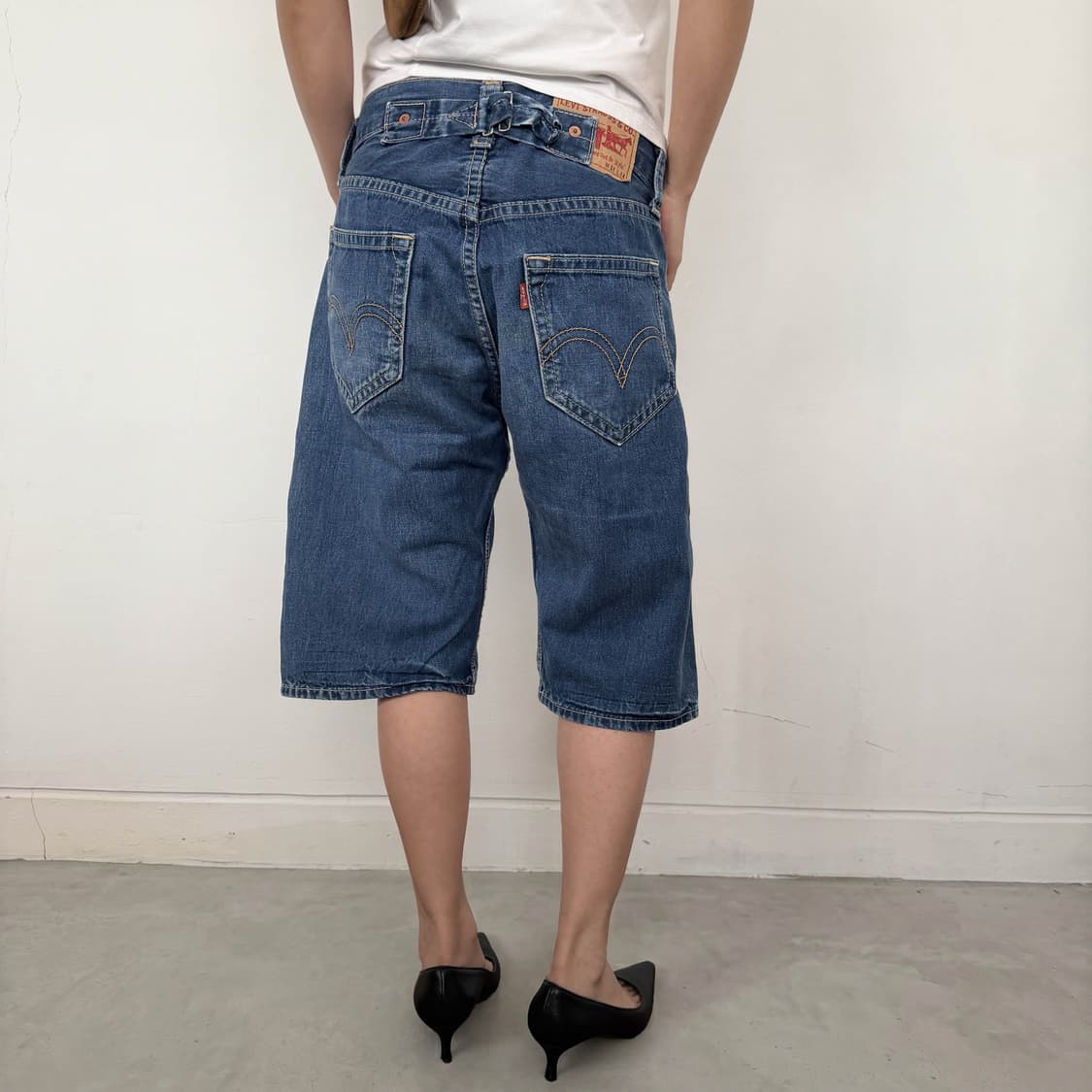 Levi’s 리바이스 신치백 데님쇼츠( OS )  상품이미지4