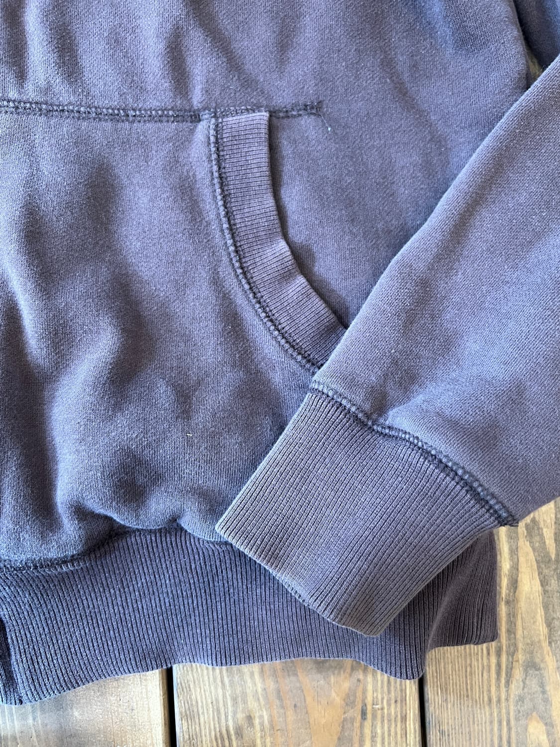 버카루 브라운 로고 후드집업 상품이미지9