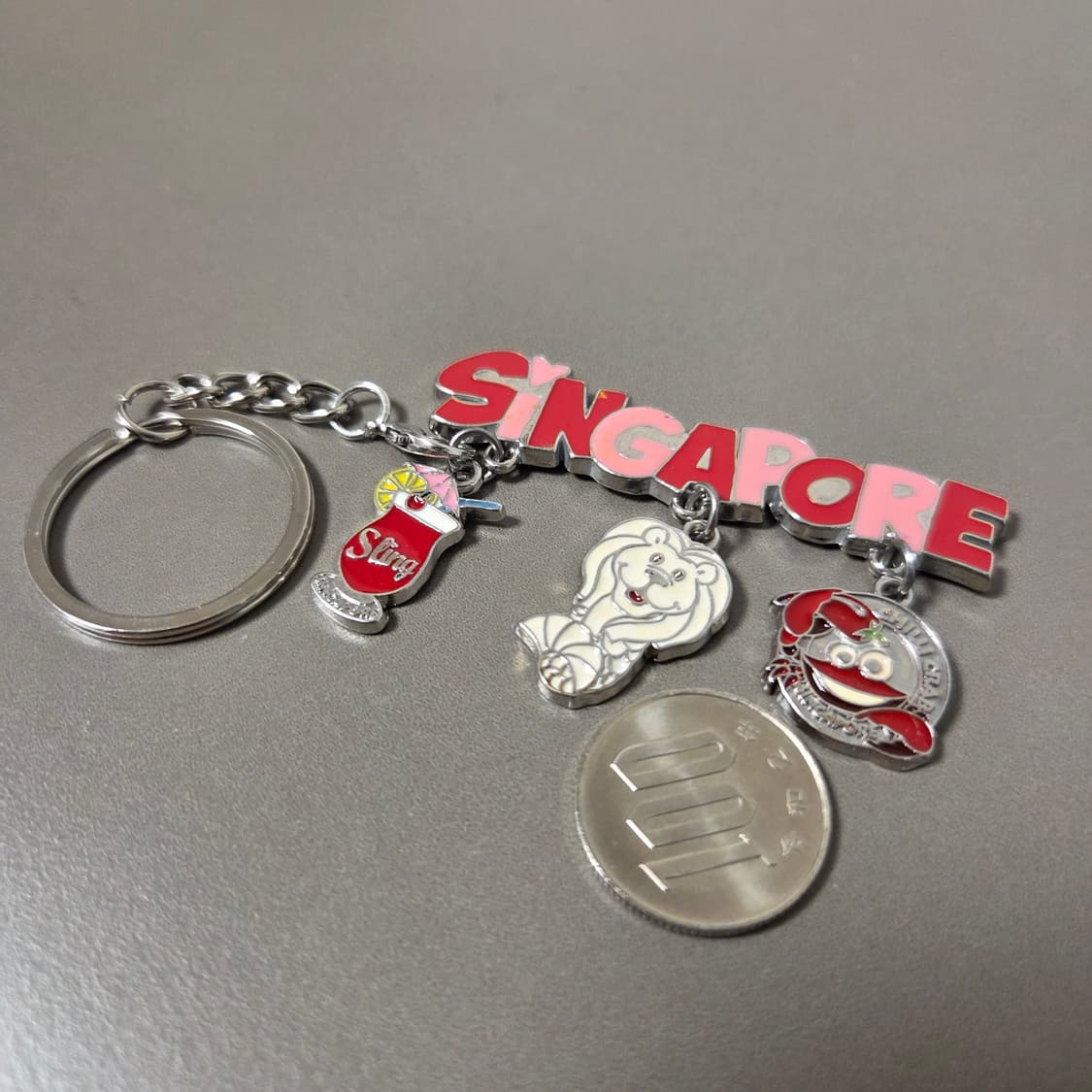 싱가폴 해외 빈티지 마그넷 커스텀 키링 상품이미지2