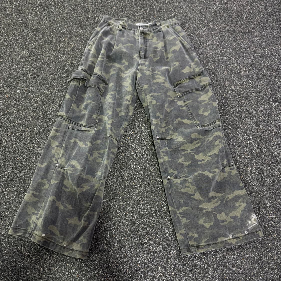 어반드레스 카모 와이드 카고 팬츠 B4091 상품이미지3