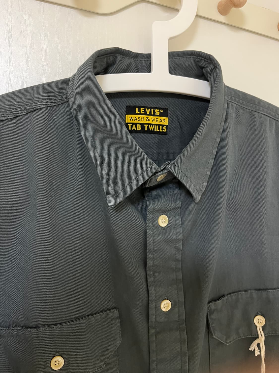 리바이스빈티지클로딩 lvc1950 탭트윌셔츠 M사이즈 샘플 새제품 상품이미지3