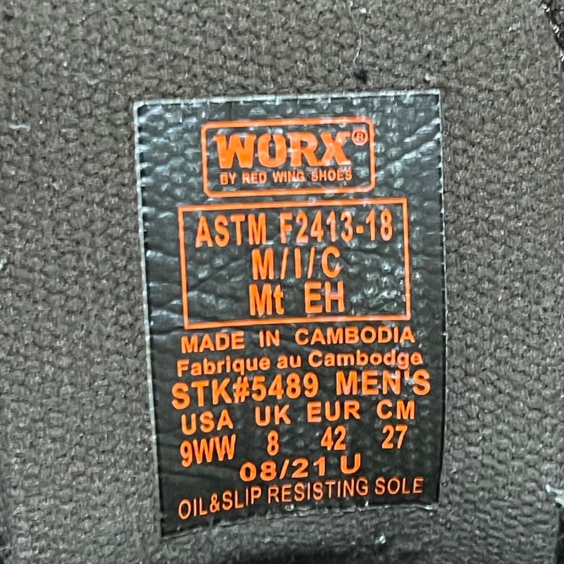 [270]WORX by Red wing 발등 가드 부츠 상품이미지6