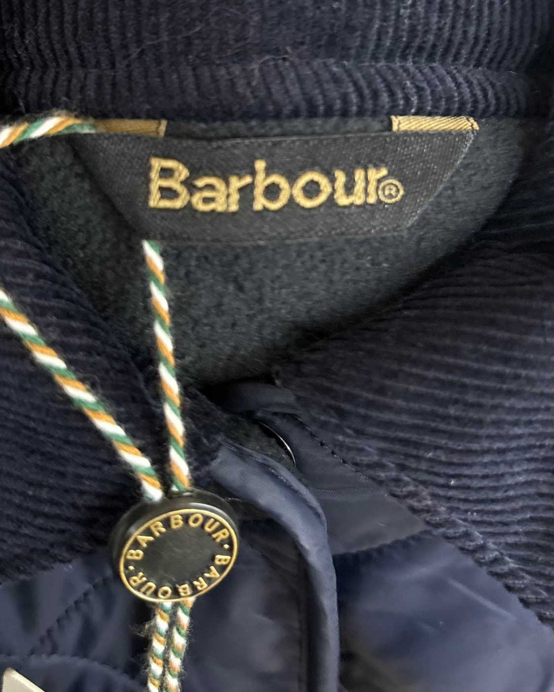 바버 네이비 데브론 퀄팅 자켓 상품이미지7