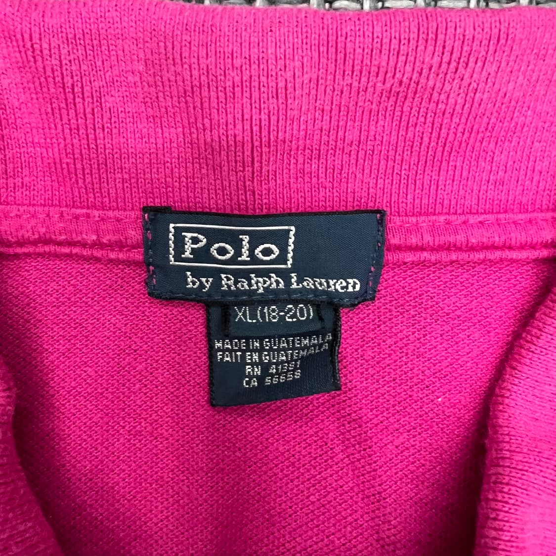 착샷O 폴로 핫핑크 빅포니 카라티 상품이미지2