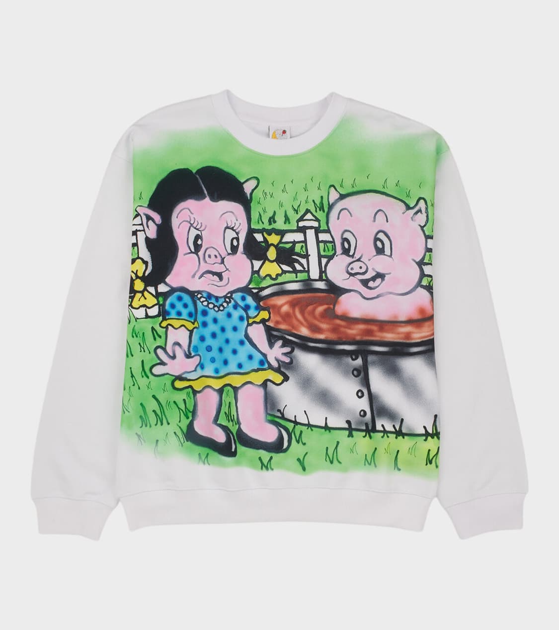 스카이하이팜 sky high farm 맨투맨 라지사이즈 상품이미지1