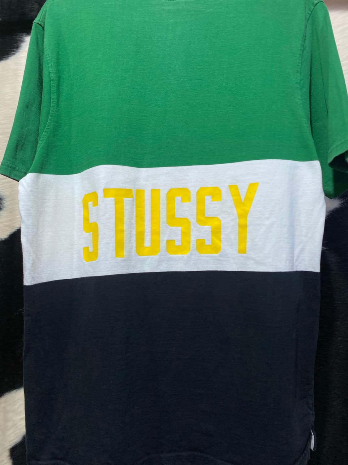 Stussy 자메이카 컬러 배색 럭비 반팔 티셔츠 상품이미지8