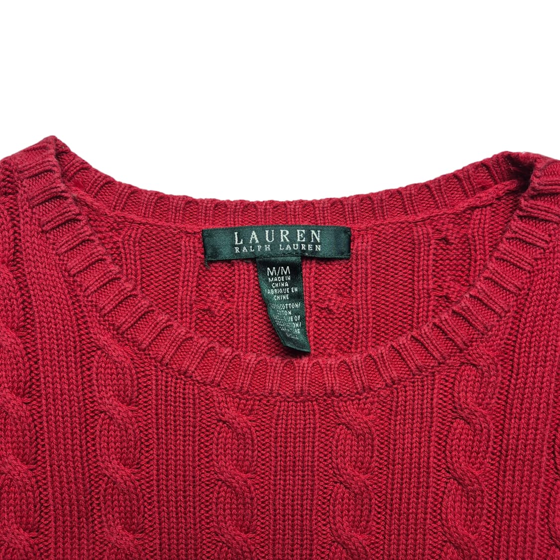 [M] 로렌 랄프로렌 케이블 니트 상품이미지6