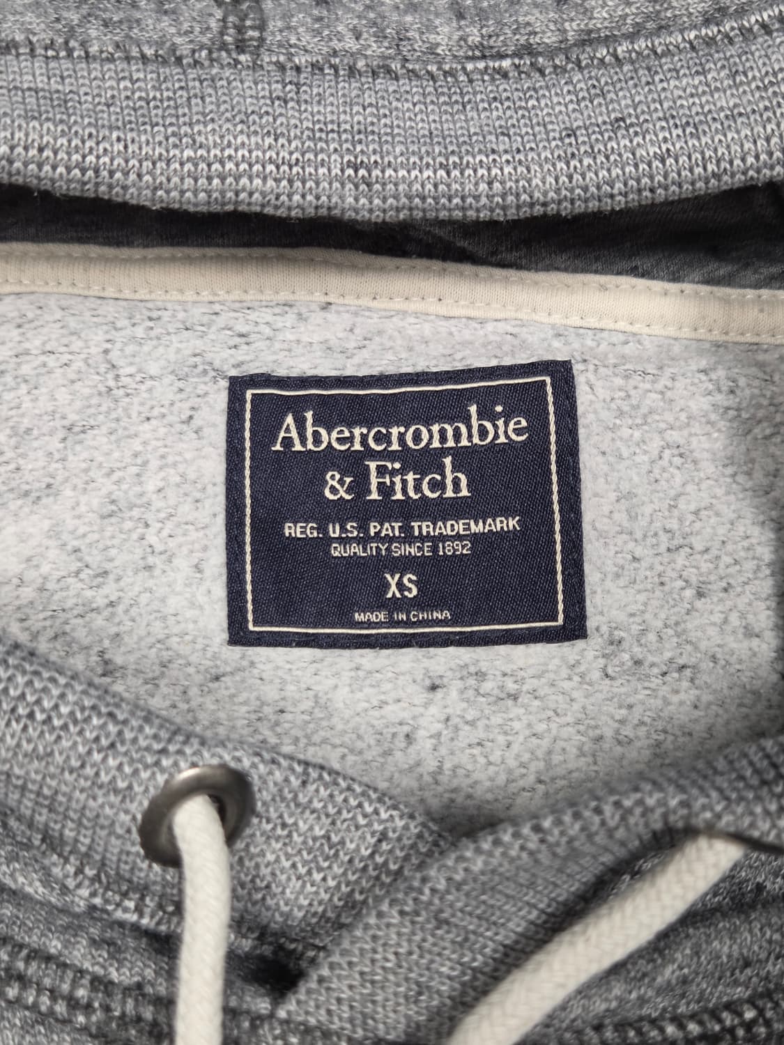 [아베크롬비] 아플리케 빅로고 기모 후드티 | A00170 상품이미지3