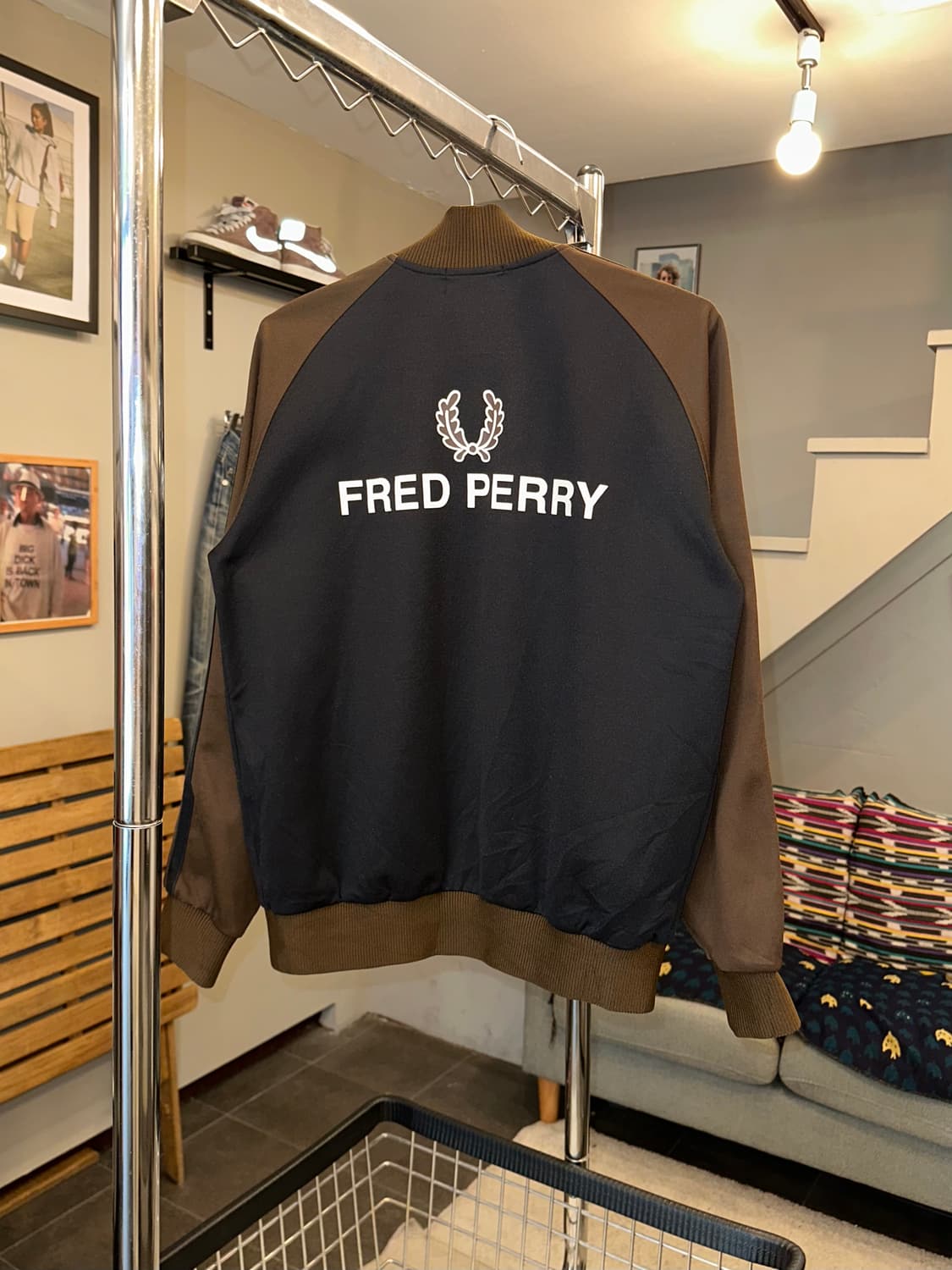 90-00‘s Fred Perry raglan logo jersey  상품이미지10