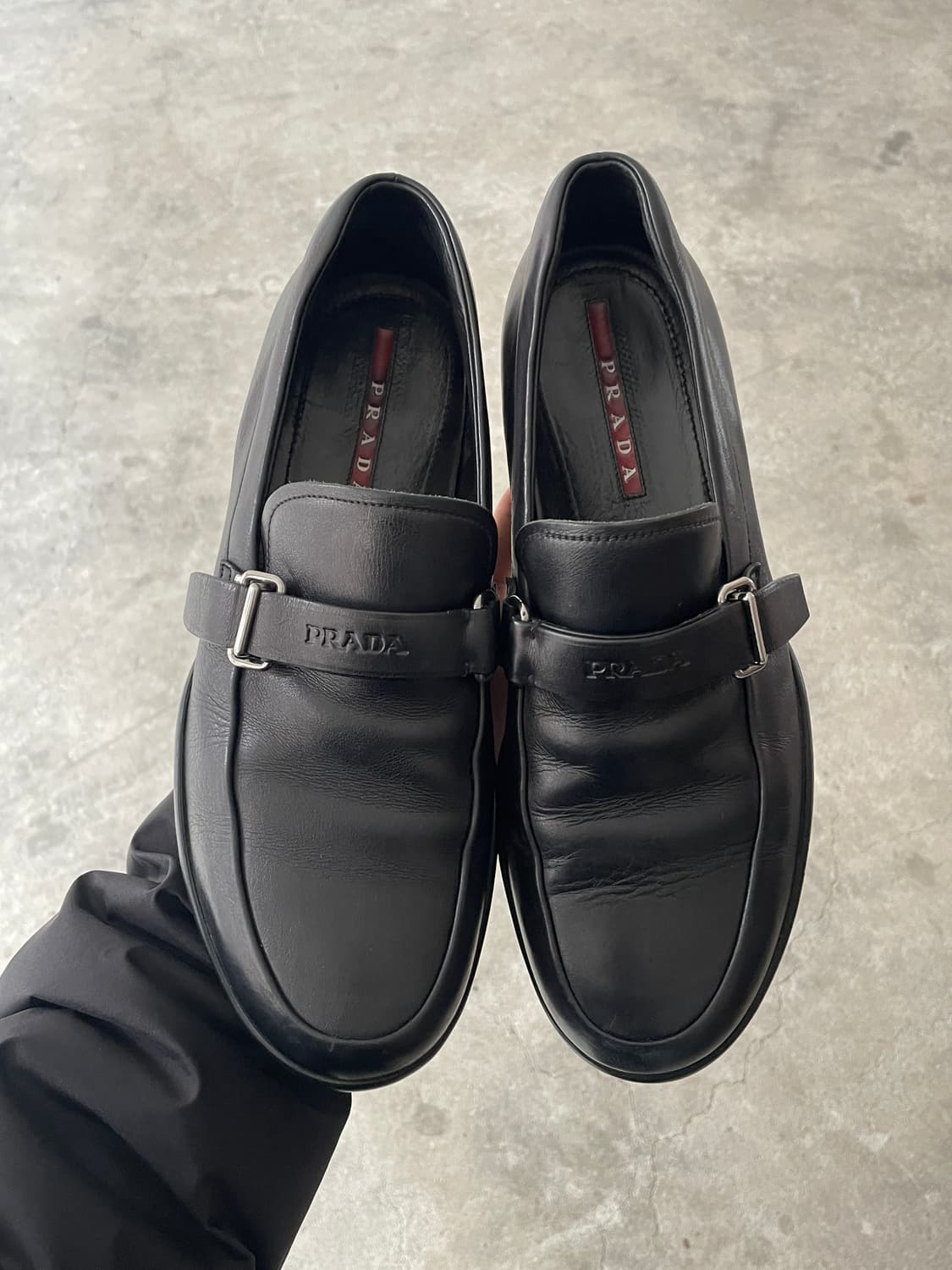 00s Prada Sports Buckle Loafers 상품이미지3