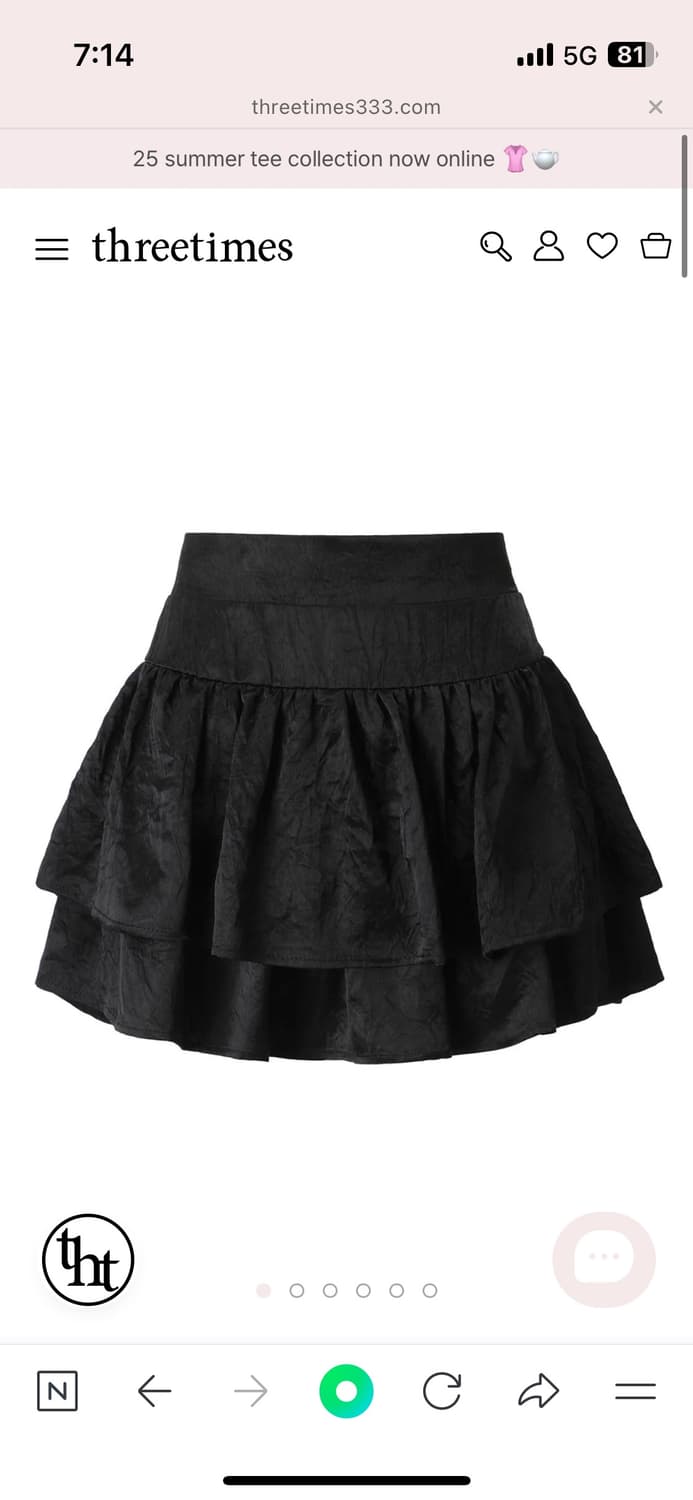 쓰리타임즈 Ballerina skirt 상품이미지1