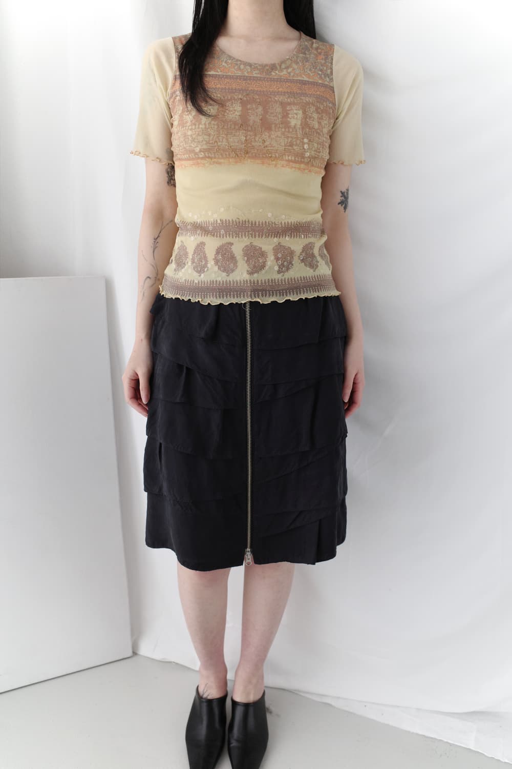 michael kors) cancan zip-up skirt 상품이미지8