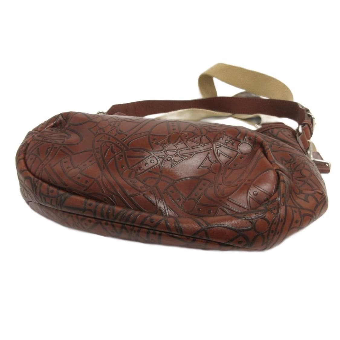 비비안 웨스트우드 로고패턴 가죽 숄더백 크로스백 상품이미지4